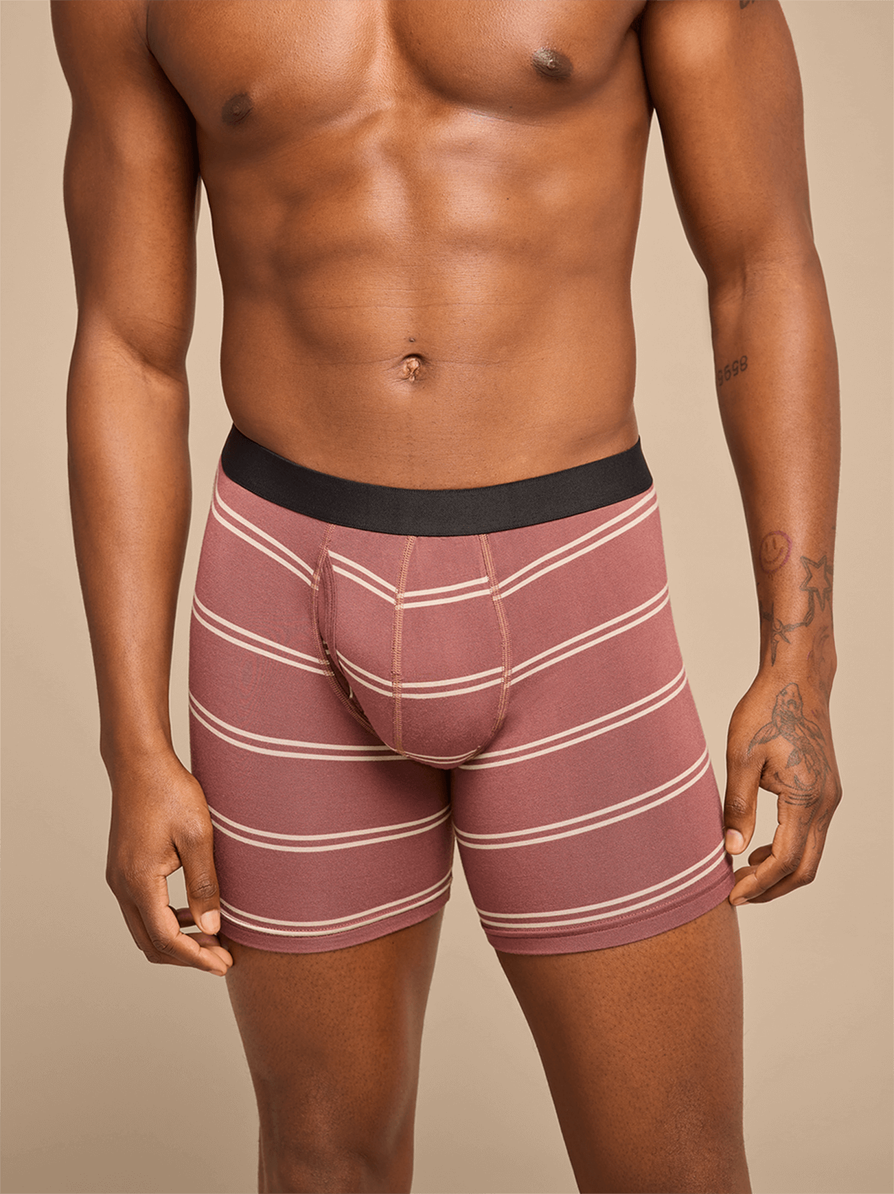 UltraModal™ Core Ball Caddy Boxer Brief w/ Fly | Desert Heat Stripes