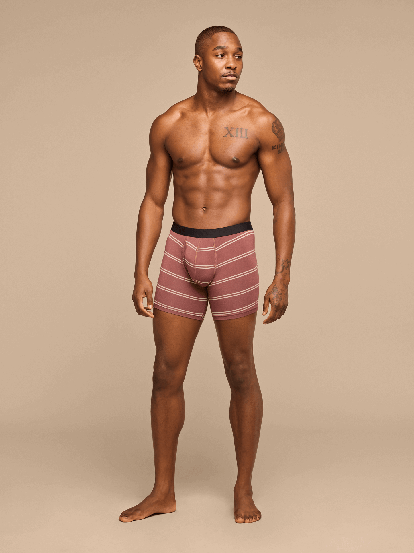 UltraModal™ Core Ball Caddy Boxer Brief w/ Fly | Desert Heat Stripes