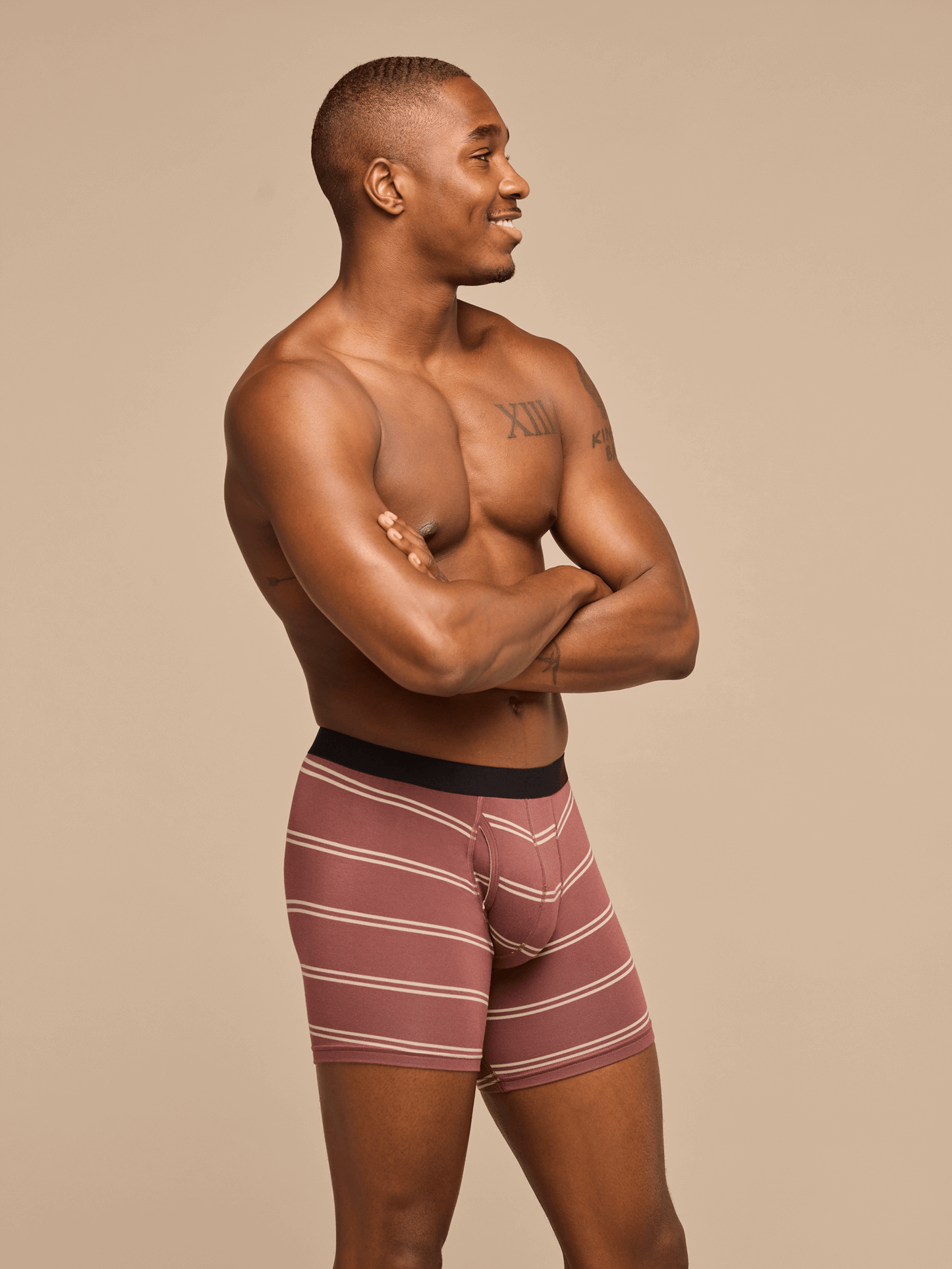 UltraModal™ Core Ball Caddy Boxer Brief w/ Fly | Desert Heat Stripes