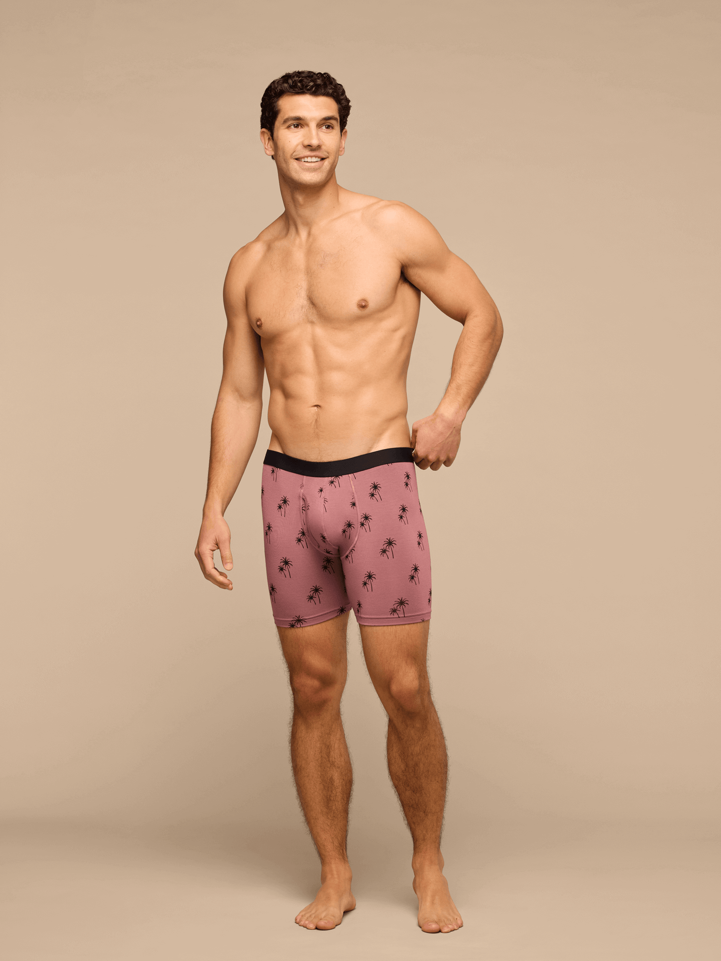 UltraModal™ Core Ball Caddy™ Boxer Brief w/ Fly | Faded Palms