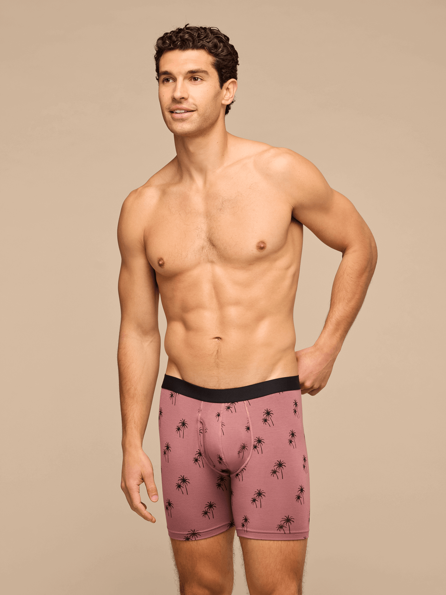 UltraModal™ Core Ball Caddy™ Boxer Brief w/ Fly | Faded Palms