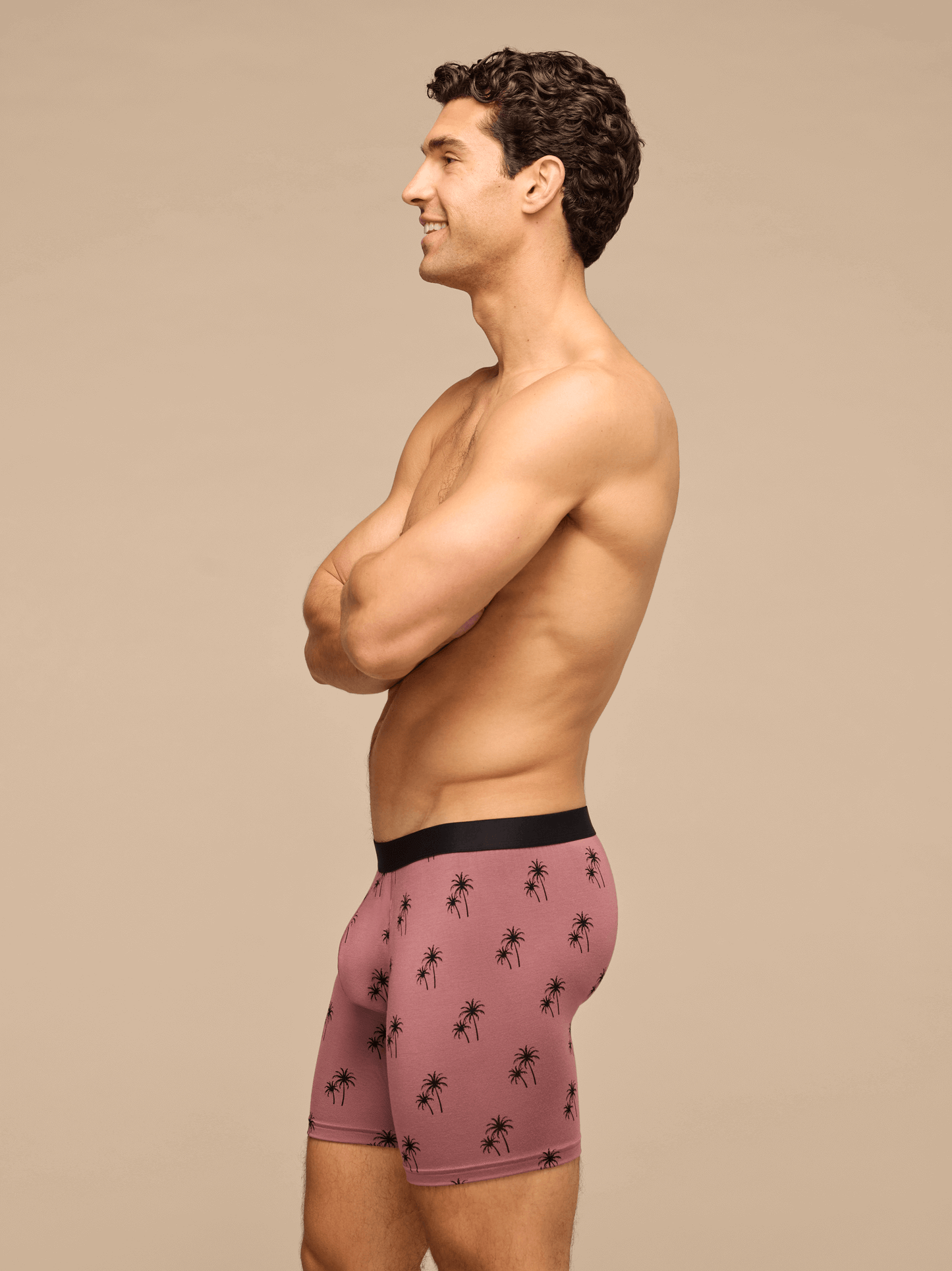 UltraModal™ Core Ball Caddy™ Boxer Brief w/ Fly | Faded Palms