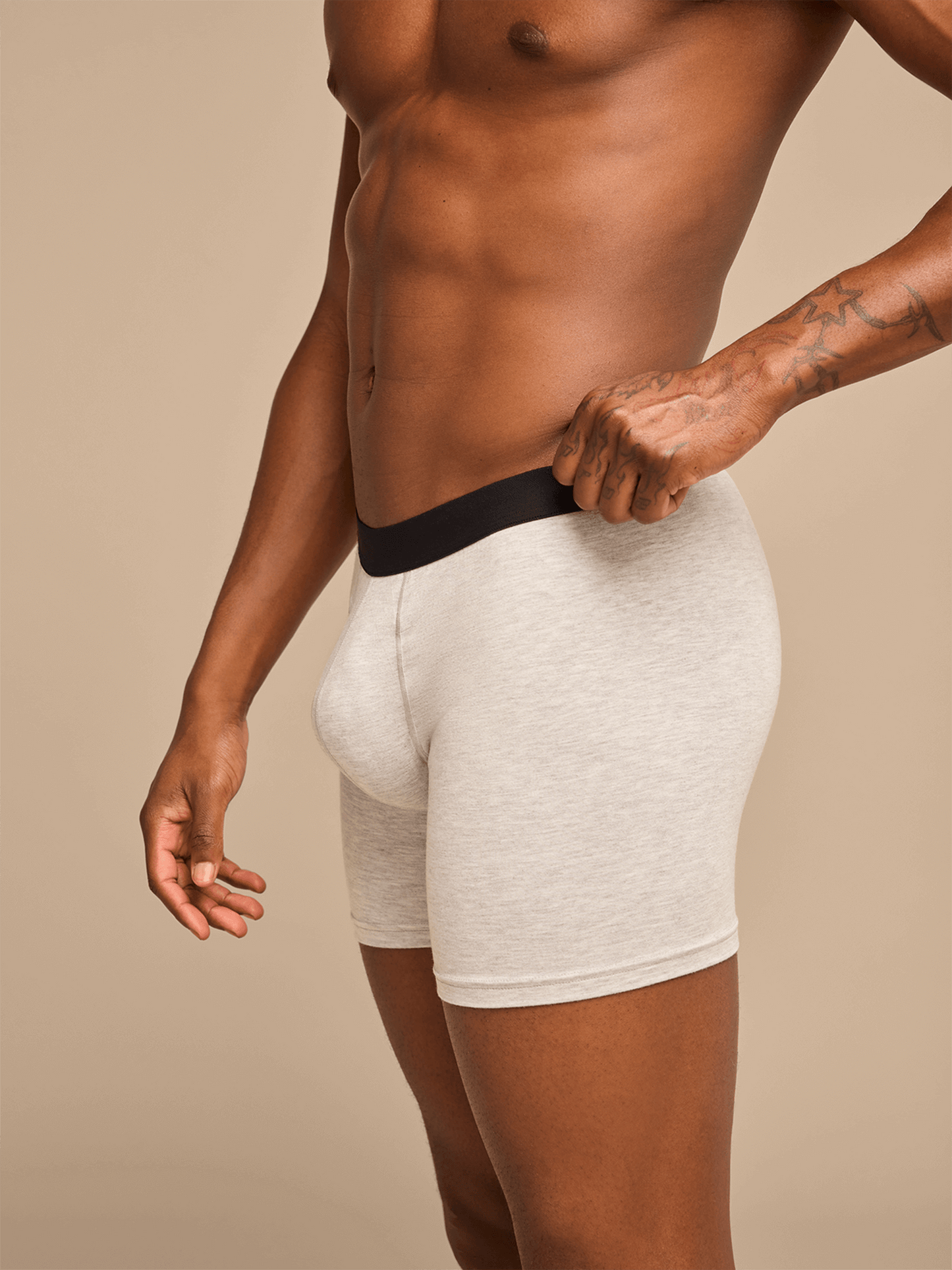 UltraModal™ Core Ball Caddy™ Boxer Brief w/ Fly | Heather Grey