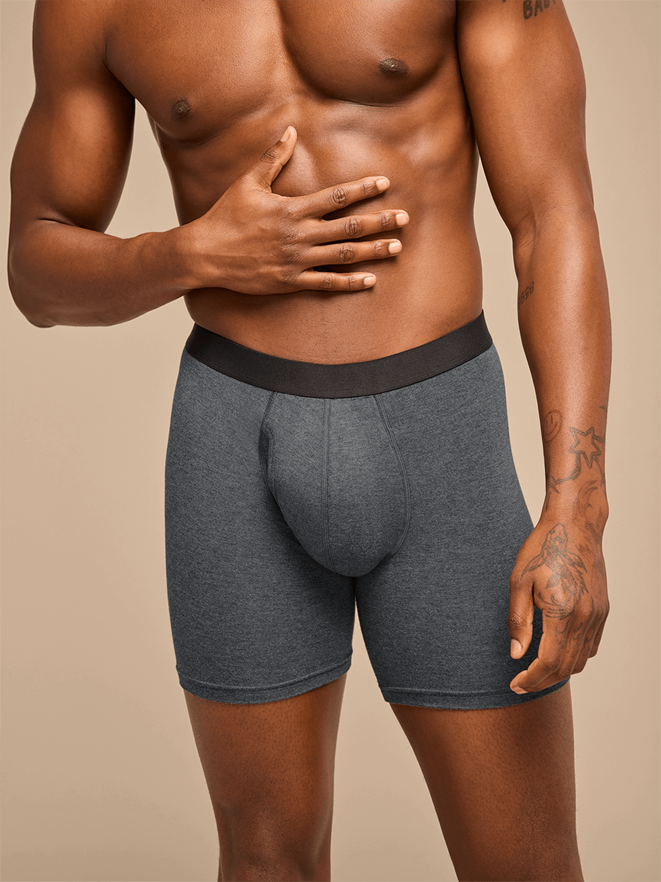 UltraModal™ Core Ball Caddy™ Boxer Brief w/ Fly 3-Pack | Grey Tide Pack