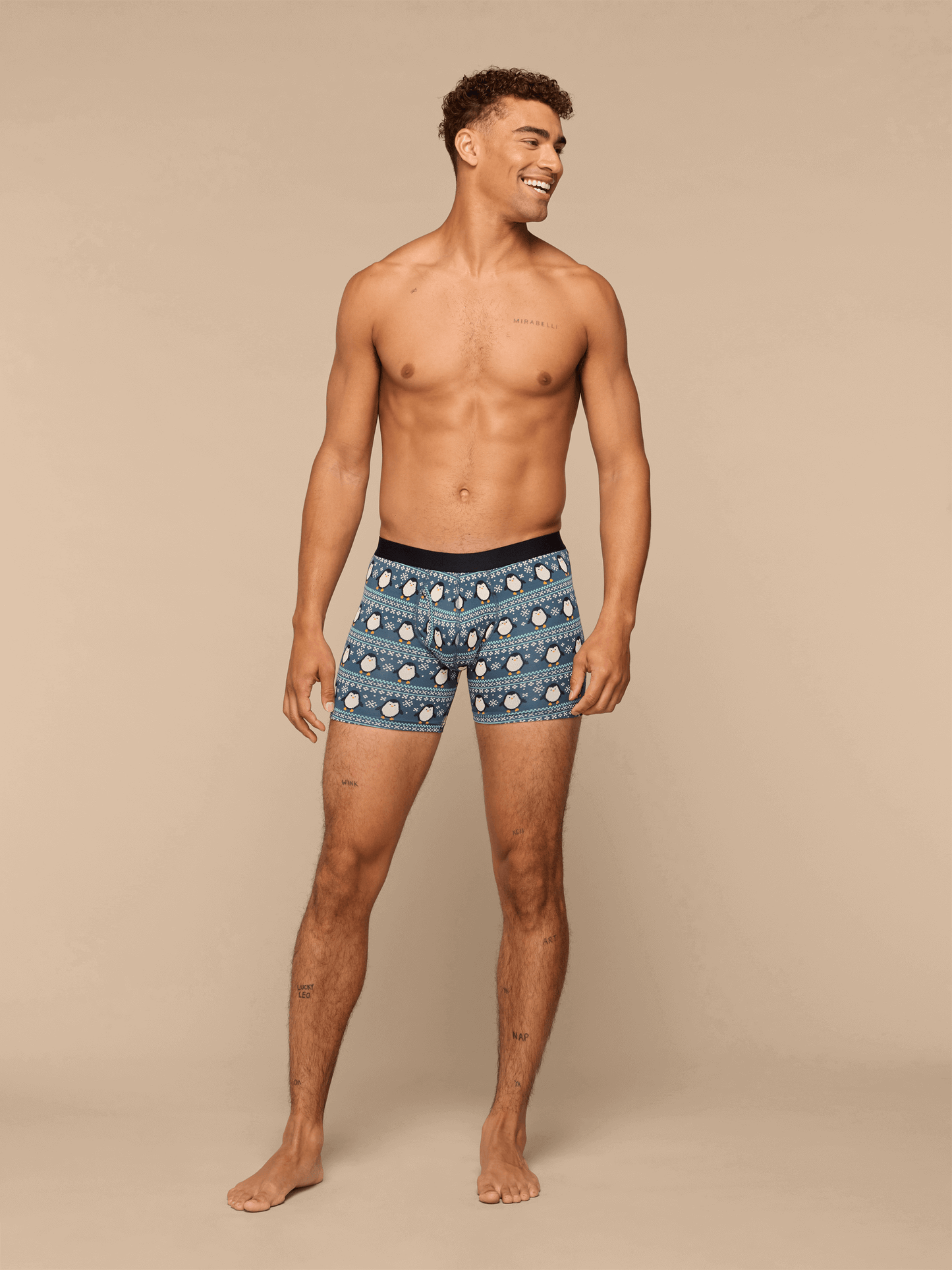 UltraModal™ Core Ball Caddy™ Boxer Brief w/ Fly | Penguin Sweater