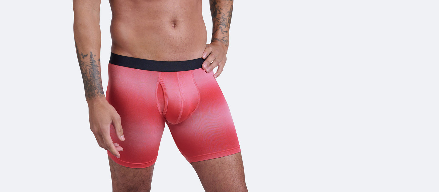 UltraModal™ Core Ball Caddy™ Boxer Brief w/ Fly | Pink Ombre