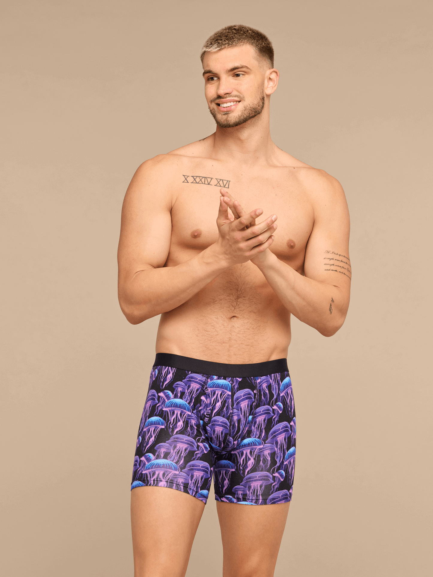 UltraModal™ Core Ball Caddy Boxer Brief w/ Fly | Wild Jellies