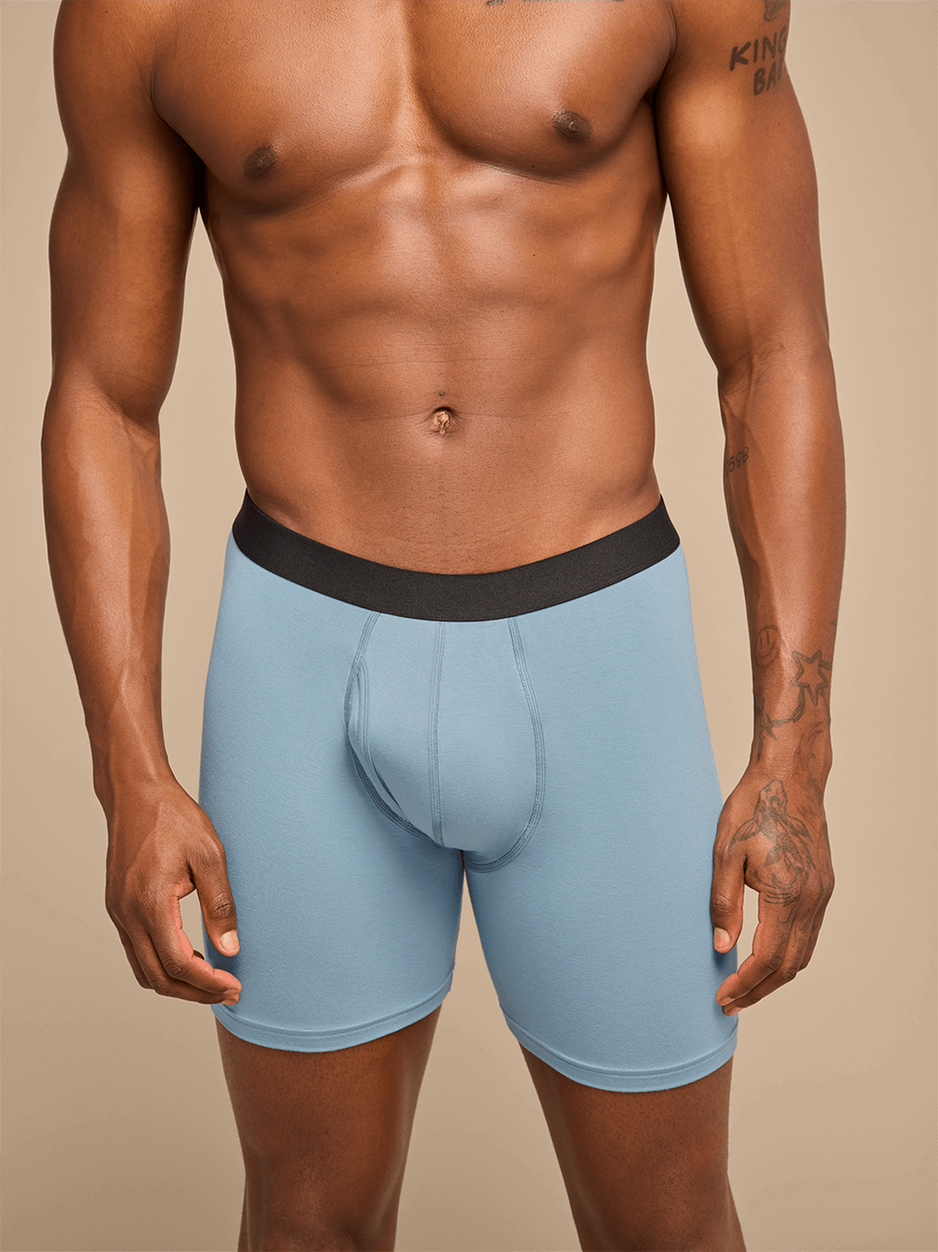 UltraModal™ Core Ball Caddy™ Boxer Brief w/ Fly | Slate Blue
