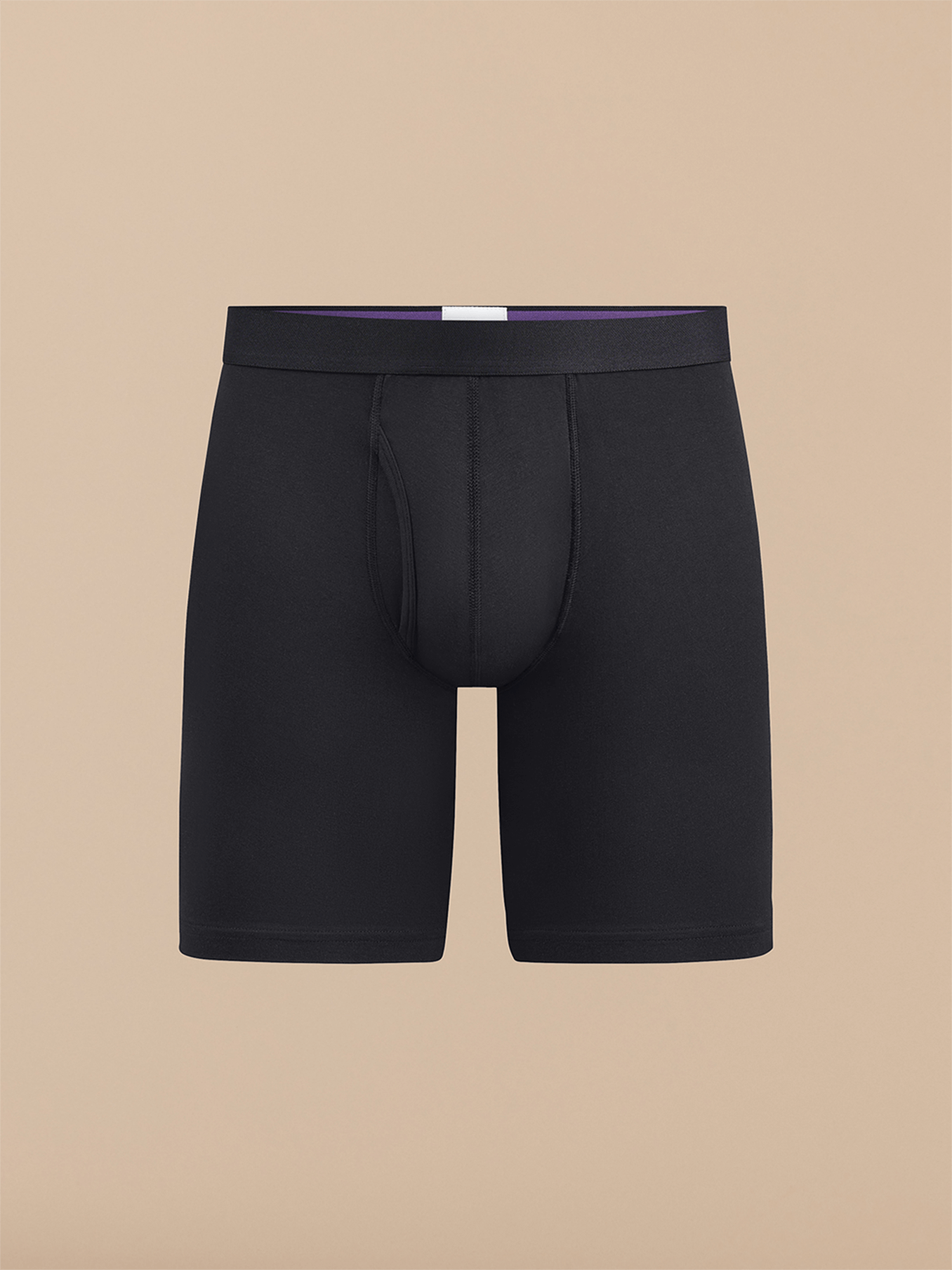 UltraModal™ Core Ball Caddy™ Long Boxer Brief w/ Fly | Black