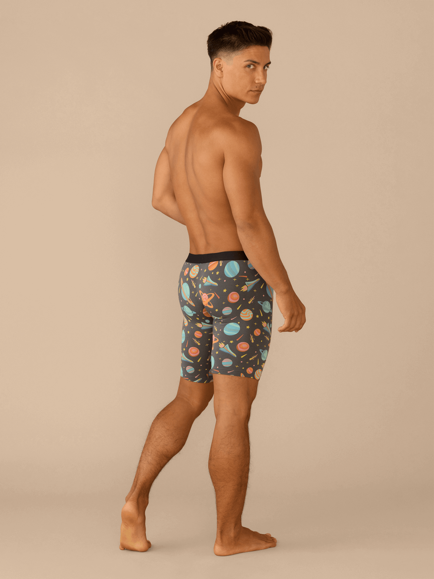 UltraModal™ Core Ball Caddy™ Long Boxer Brief w/ Fly | Blast Off