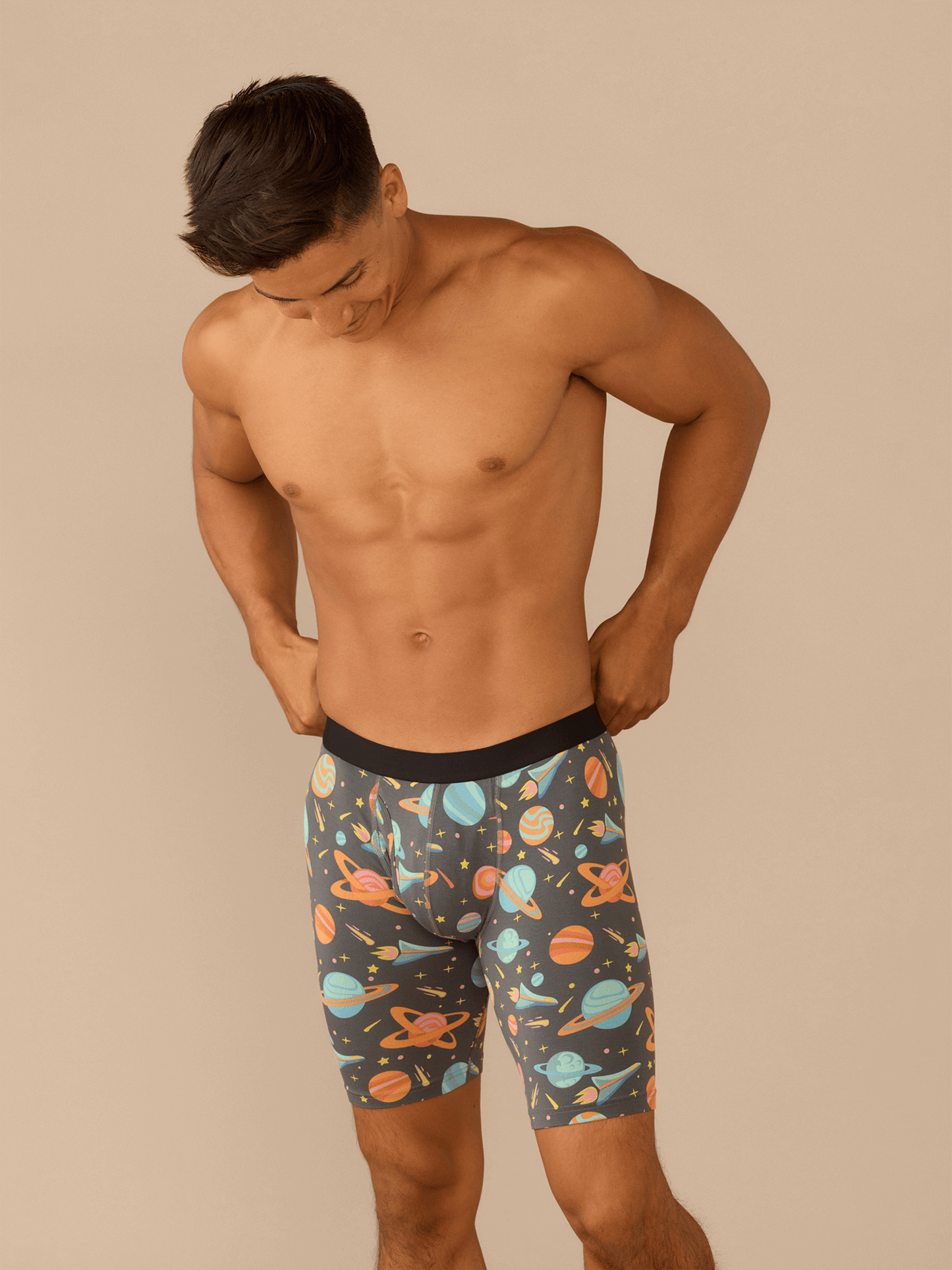 UltraModal™ Core Ball Caddy™ Long Boxer Brief w/ Fly | Blast Off