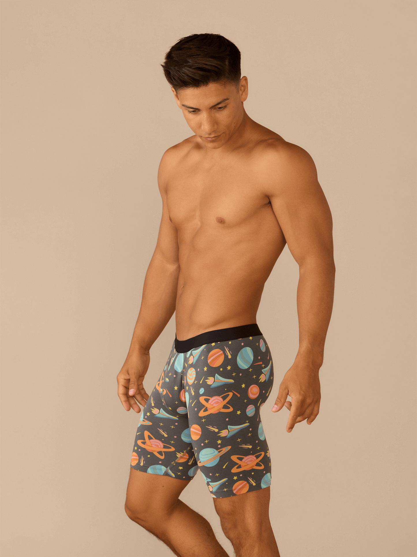 UltraModal™ Core Ball Caddy™ Long Boxer Brief w/ Fly | Blast Off