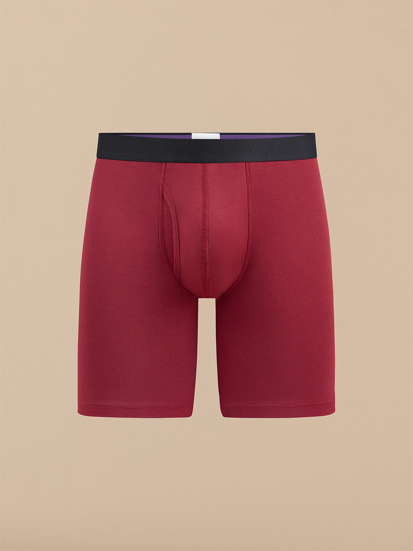 UltraModal™ Core Ball Caddy™ Long Boxer Brief w/ Fly | Cabernet