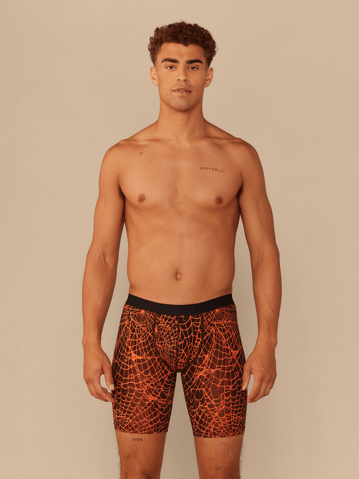 UltraModal™ Core Ball Caddy™ Long Boxer Brief w/ Fly | Caught in a Web
