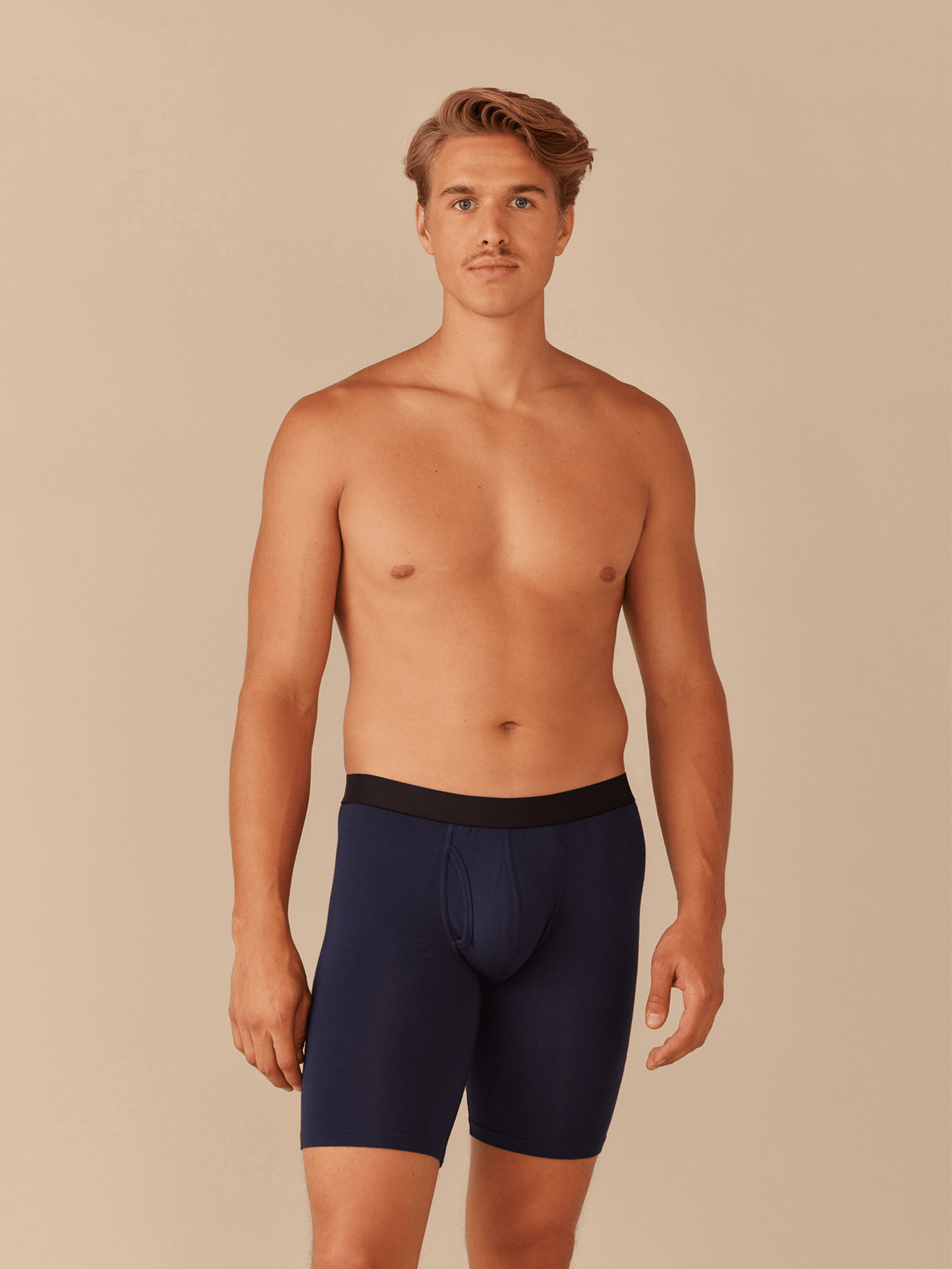 UltraModal™ Core Ball Caddy™ Long Boxer Brief w/ Fly | Dark Sapphire
