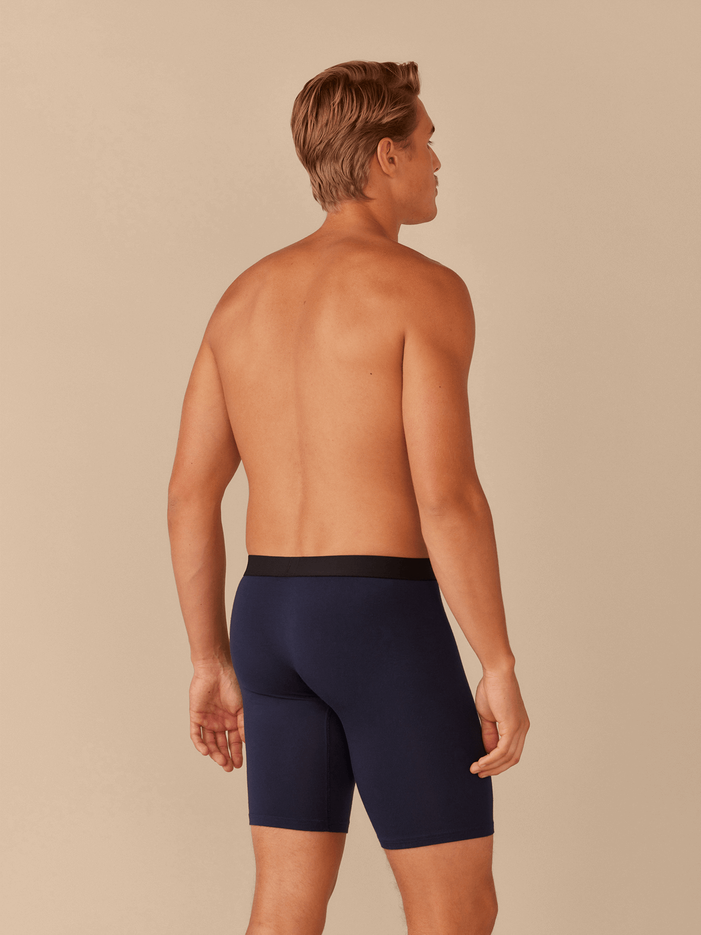 UltraModal™ Core Ball Caddy™ Long Boxer Brief w/ Fly | Dark Sapphire
