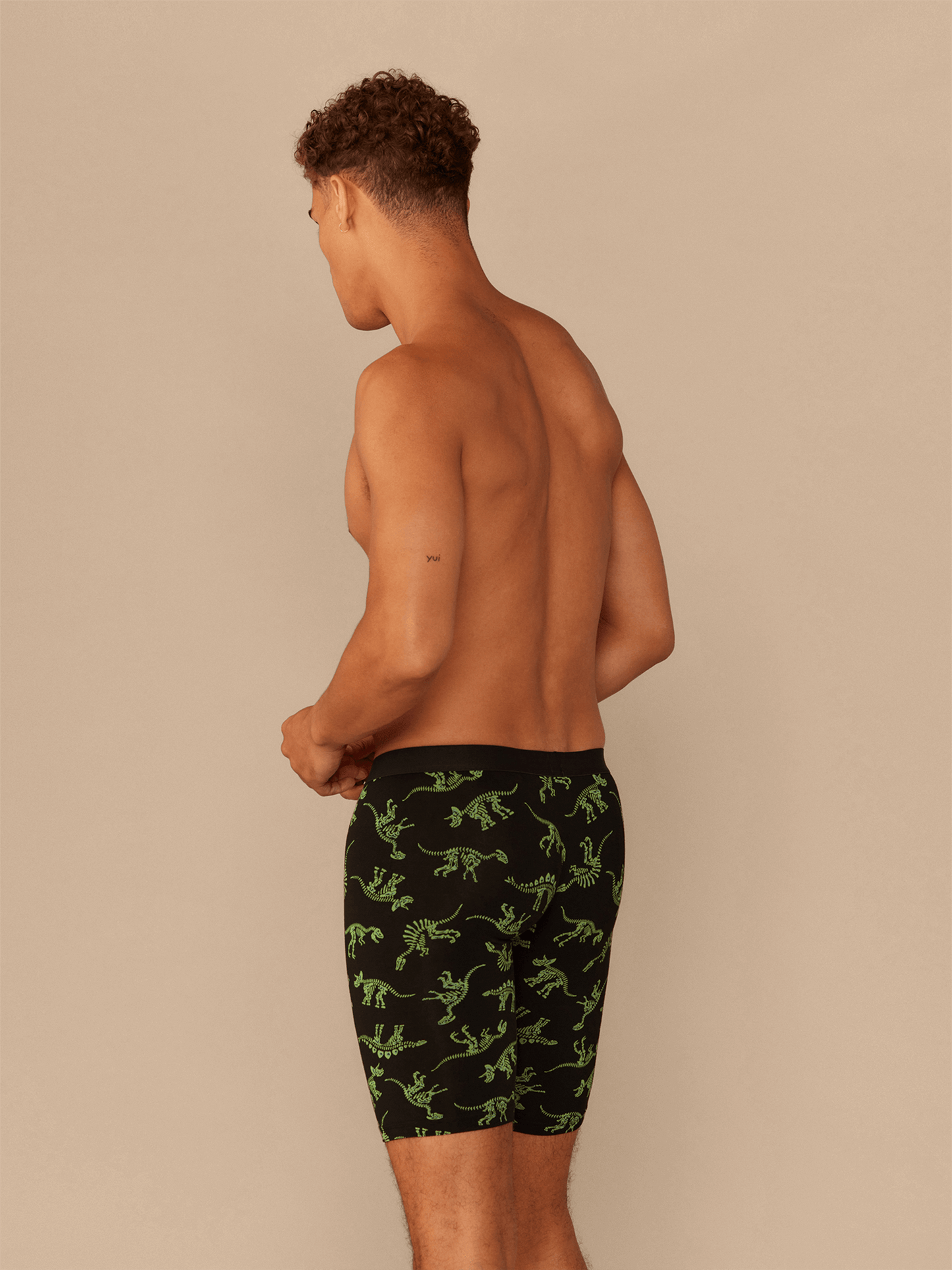 UltraModal™ Core Ball Caddy™ Long Boxer Brief w/ Fly | Electric Dino