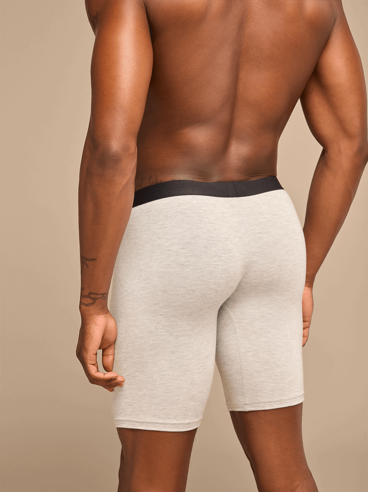 UltraModal™ Core Ball Caddy™ Long Boxer Brief w/ Fly | Heather Grey