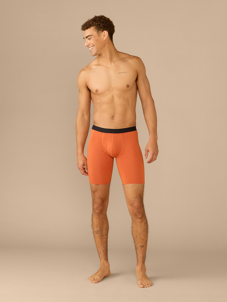 UltraModal™ Core Ball Caddy™ Long Boxer Brief w/ Fly | Heather Terra