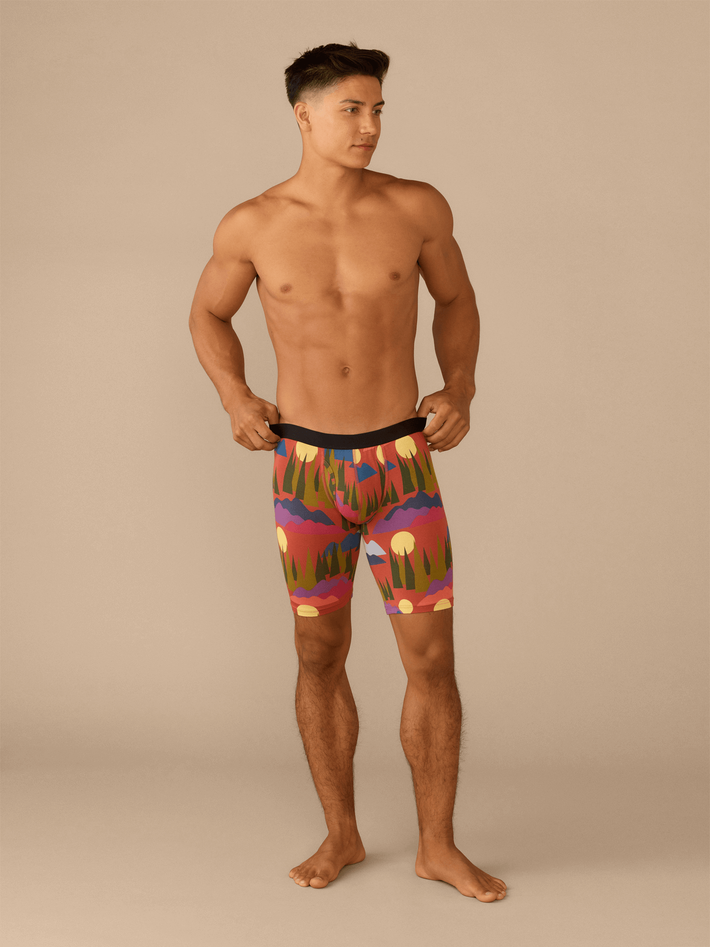 UltraModal™ Core Ball Caddy™ Long Boxer Brief w/ Fly | Mountain High