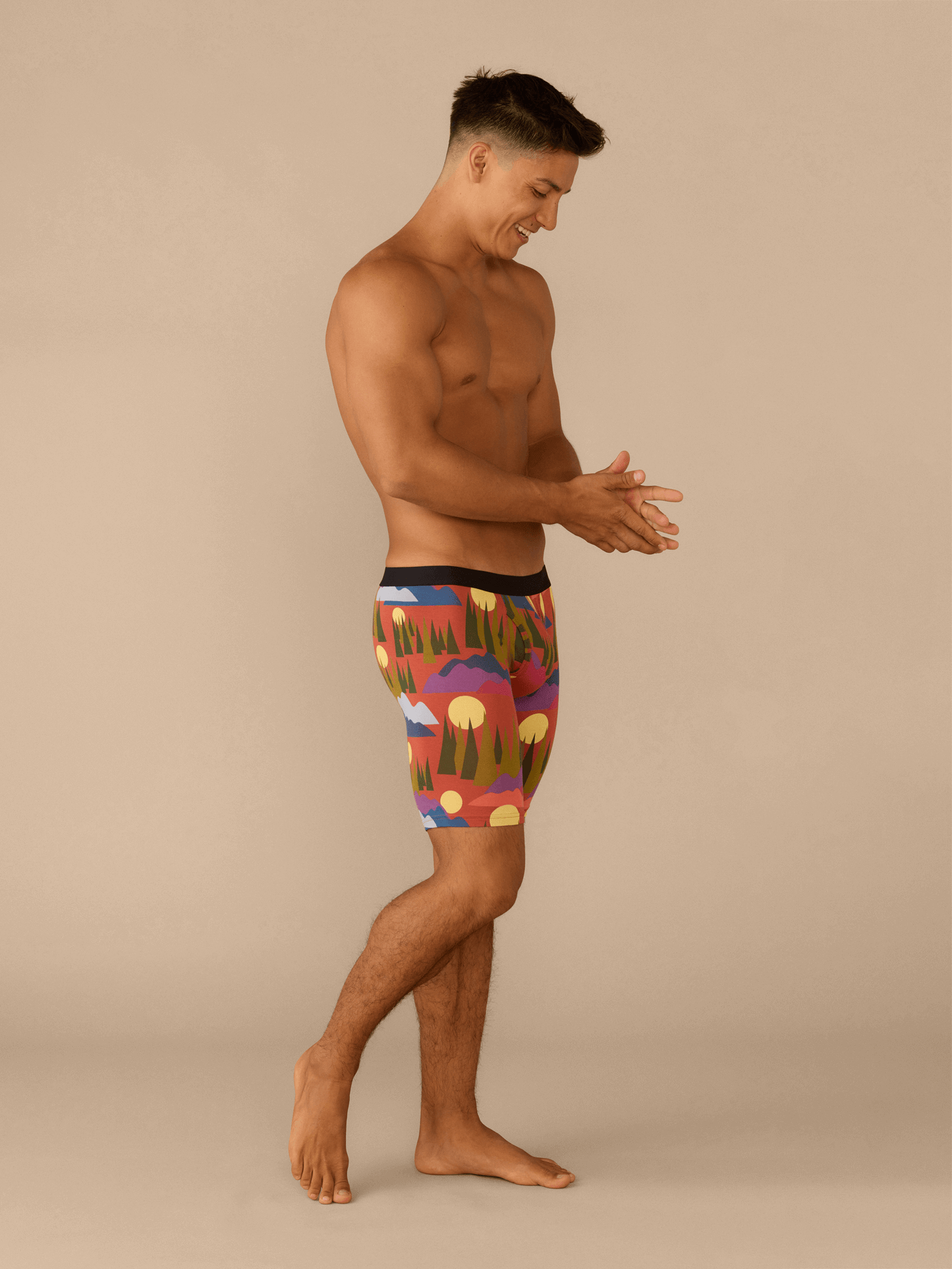 UltraModal™ Core Ball Caddy™ Long Boxer Brief w/ Fly | Mountain High