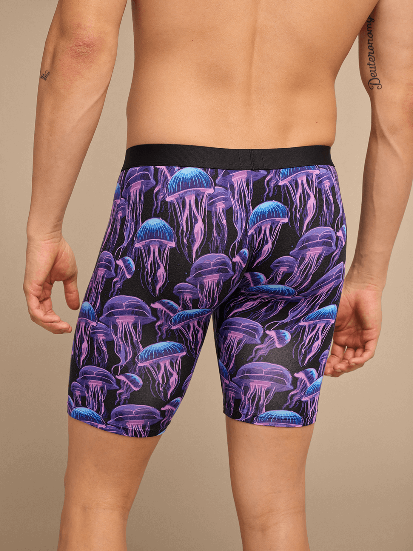 UltraModal™ Core Ball Caddy Long Boxer Brief w/ Fly | Wild Jellies