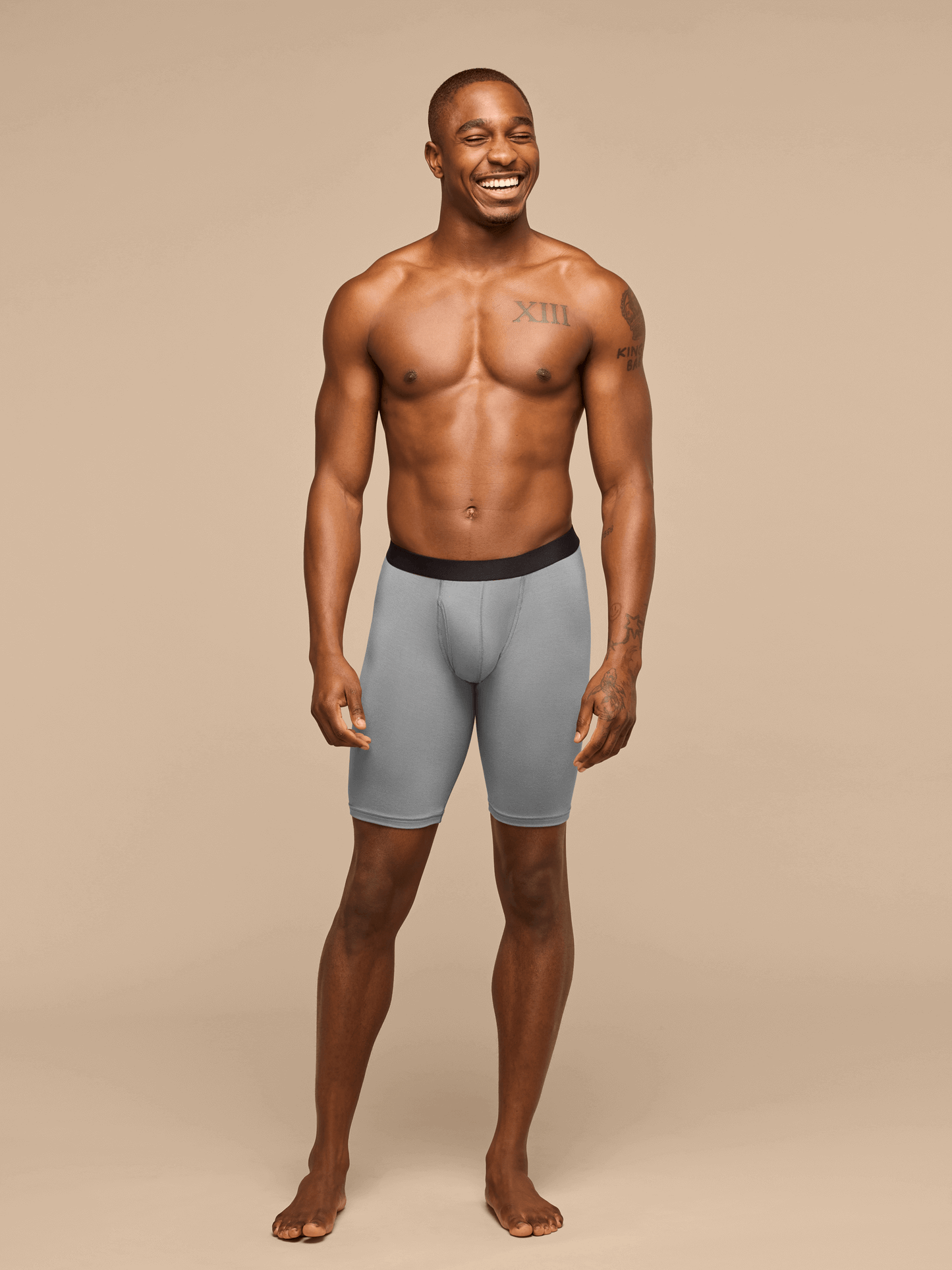 UltraModal™ Core Ball Caddy™ Long Boxer Brief w/ Fly | Stone