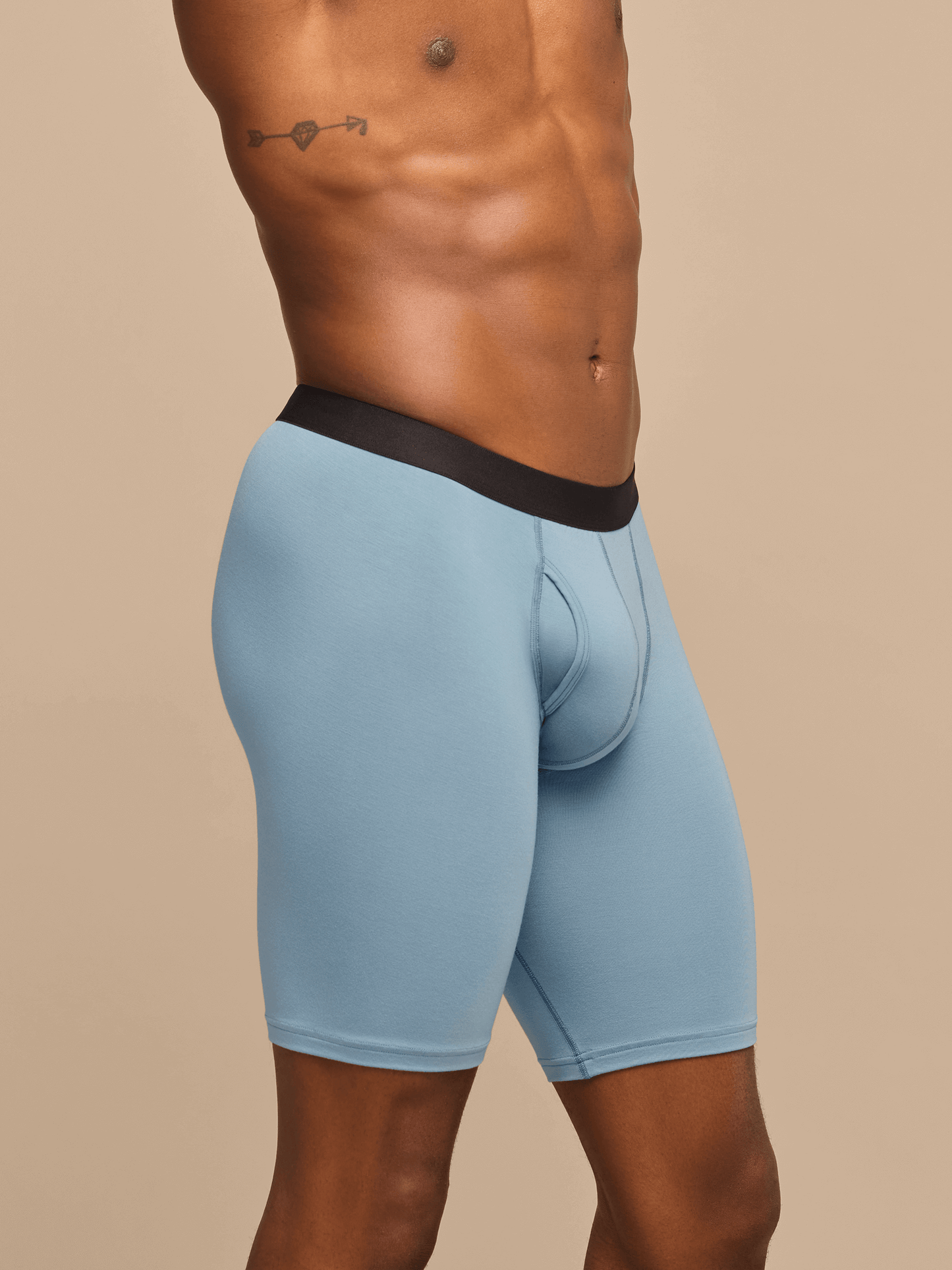 UltraModal™ Core Ball Caddy™ Long Boxer Brief w/ Fly | Slate Blue