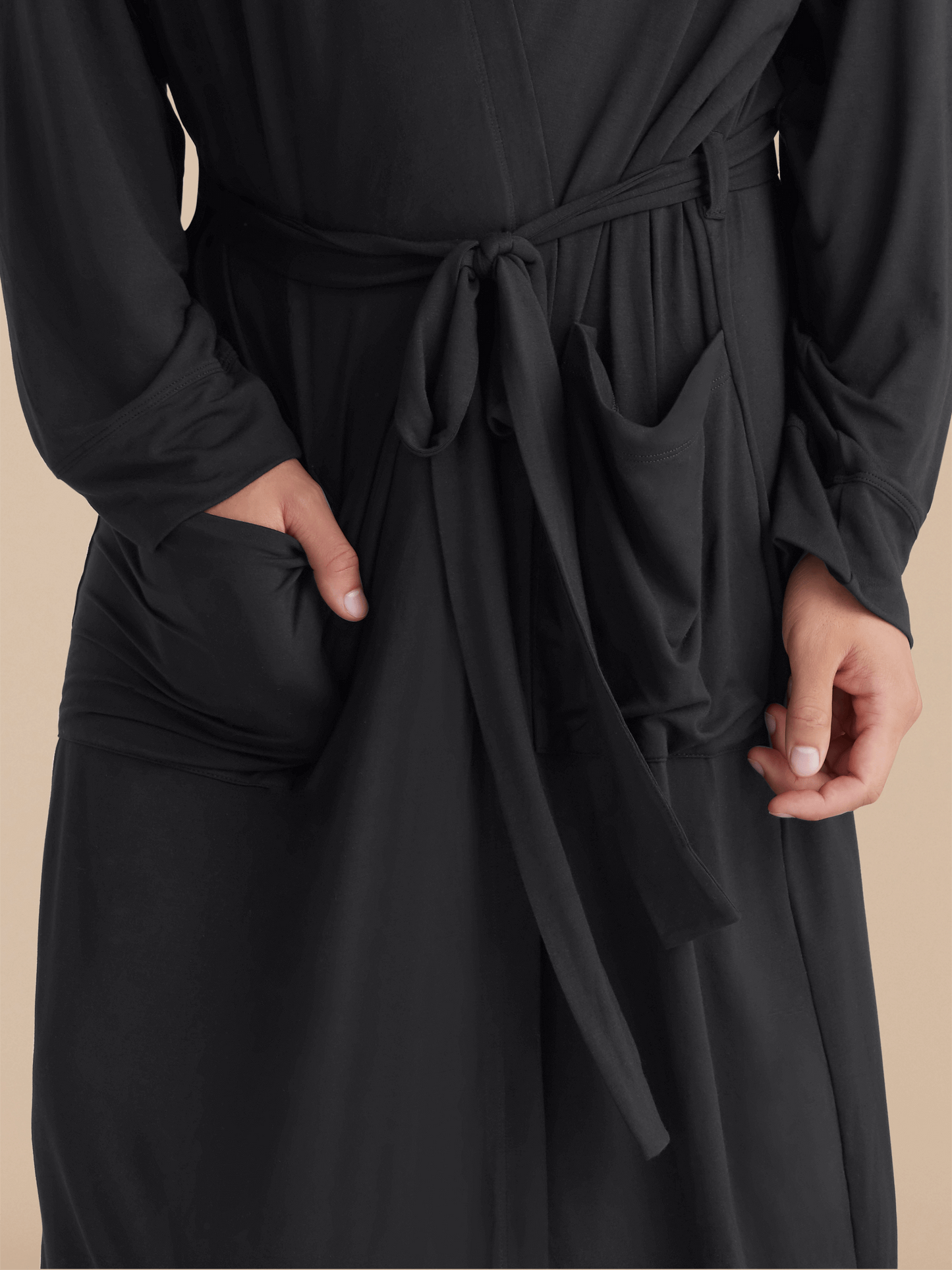 UltraModal™ Hooded Robe - Unisex | Black
