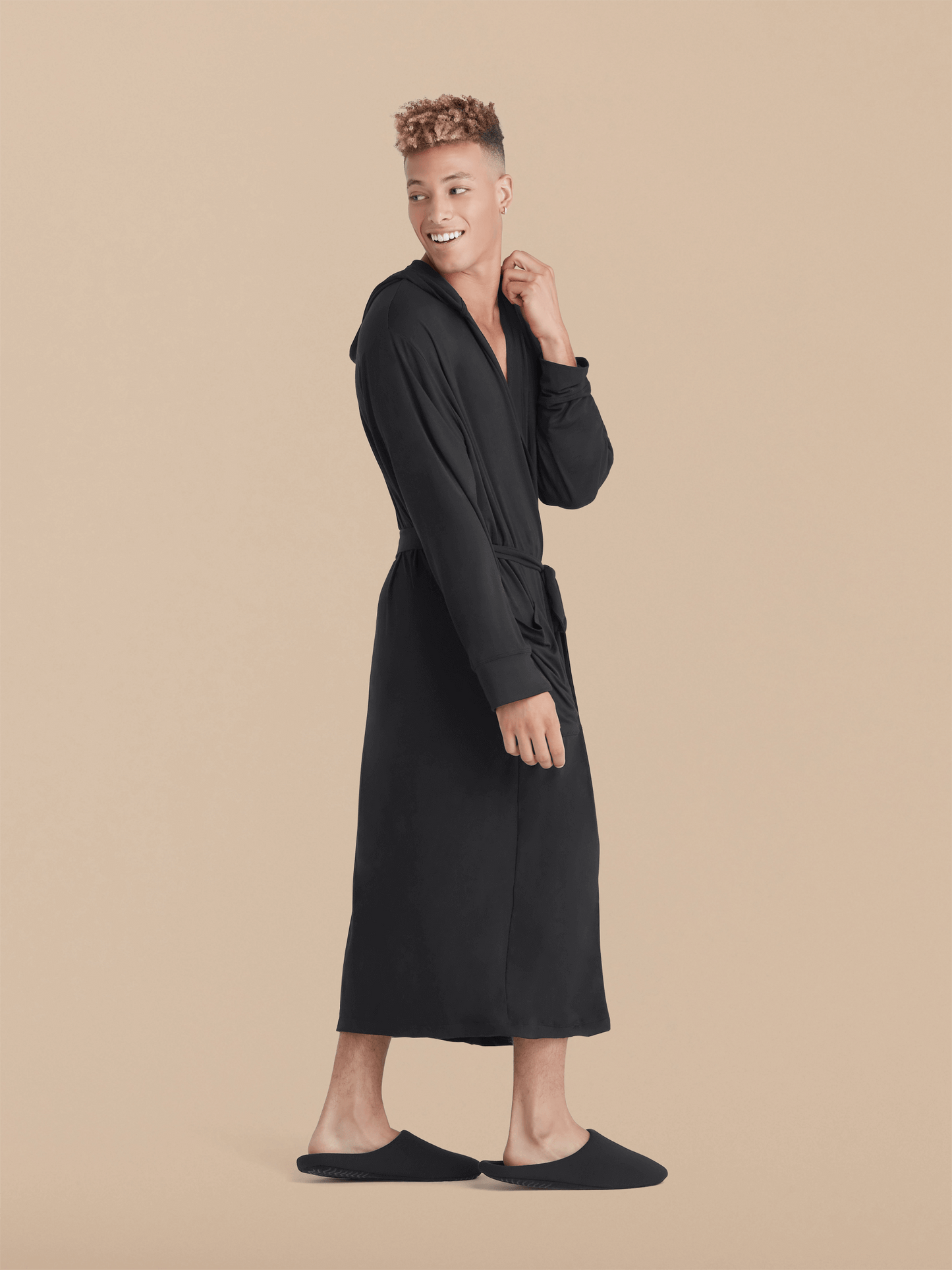 UltraModal™ Hooded Robe - Unisex | Black