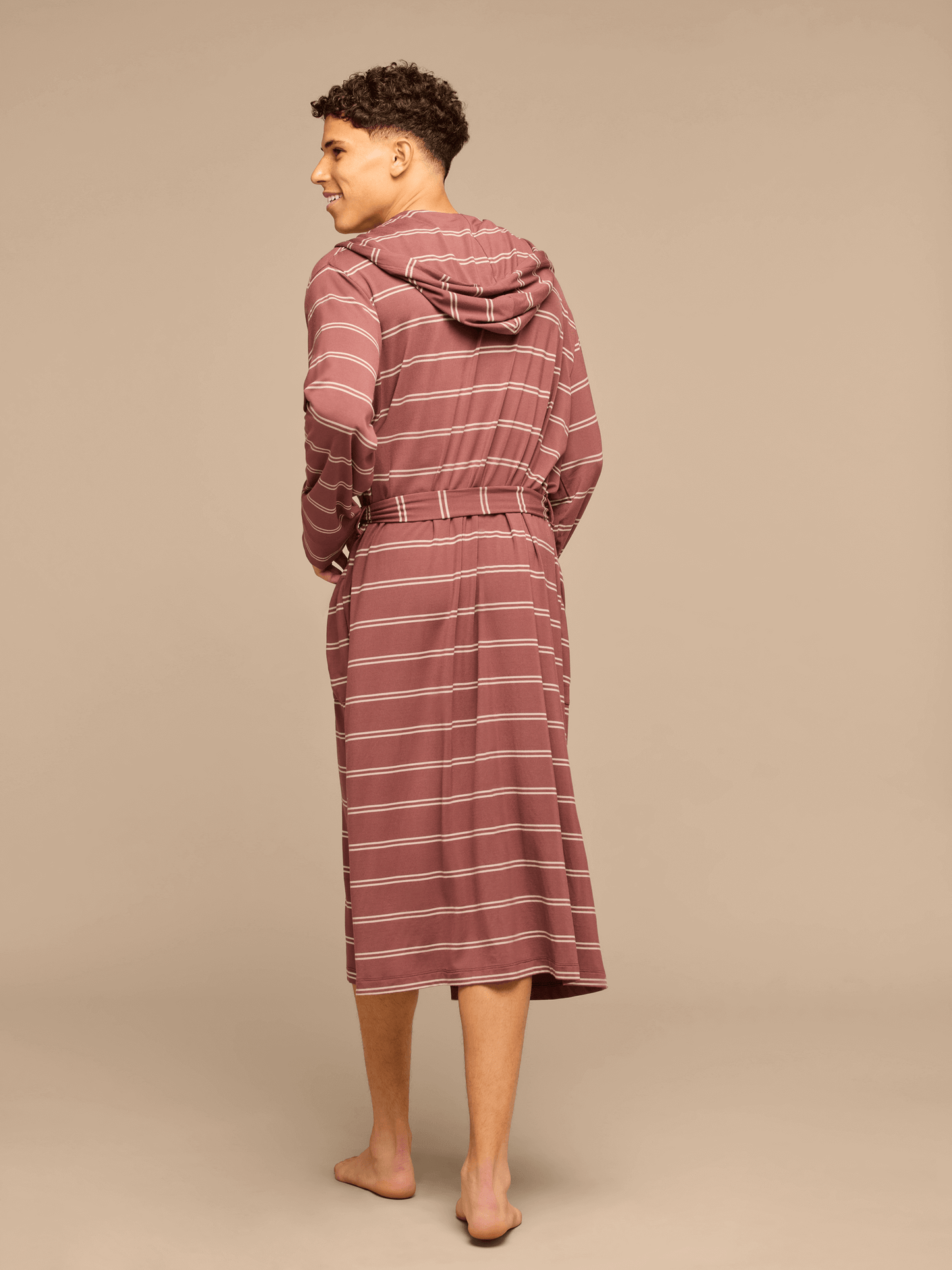 UltraModal™ Hooded Robe - Unisex | Desert Heat Stripes