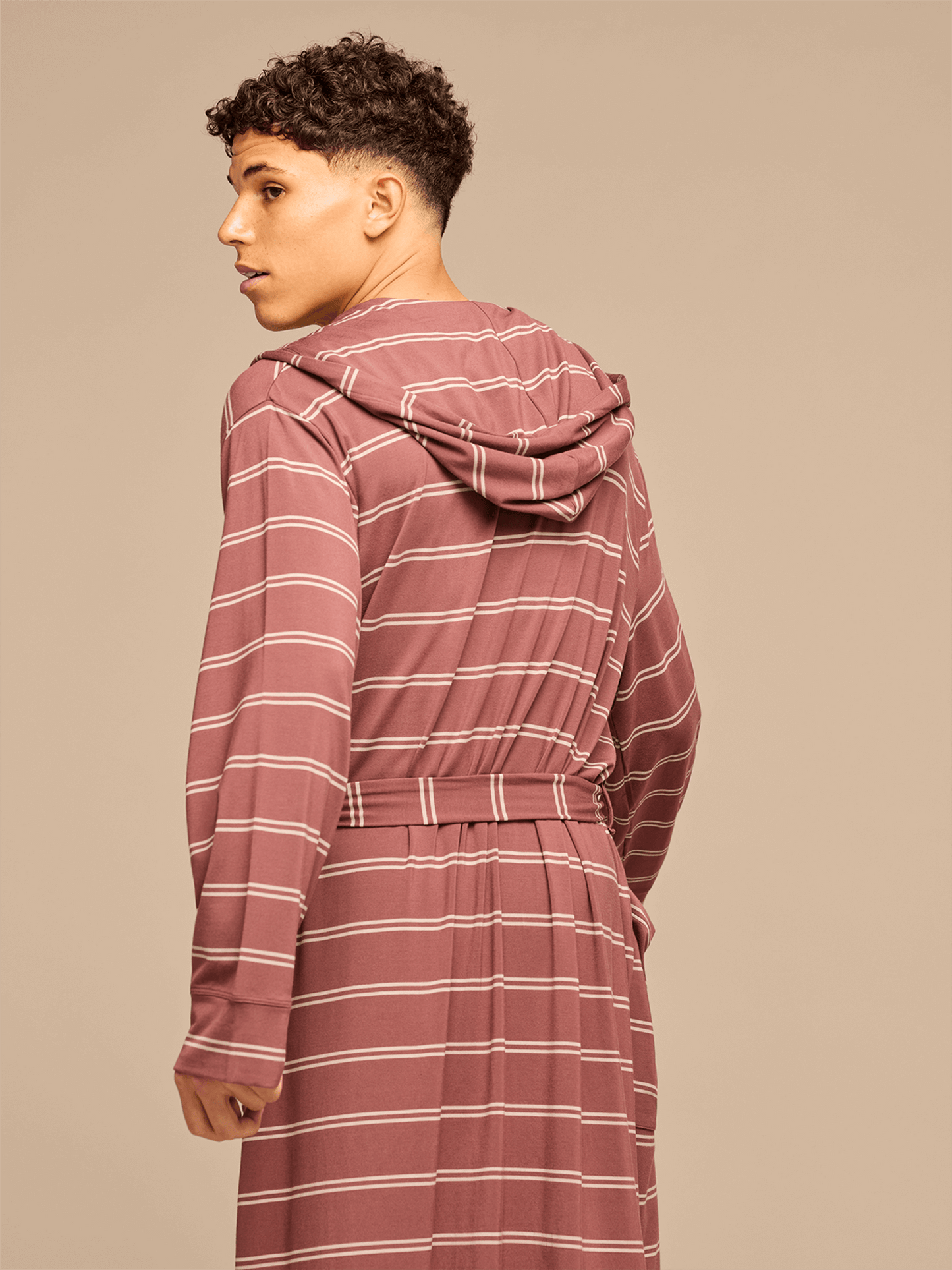 UltraModal™ Hooded Robe - Unisex | Desert Heat Stripes