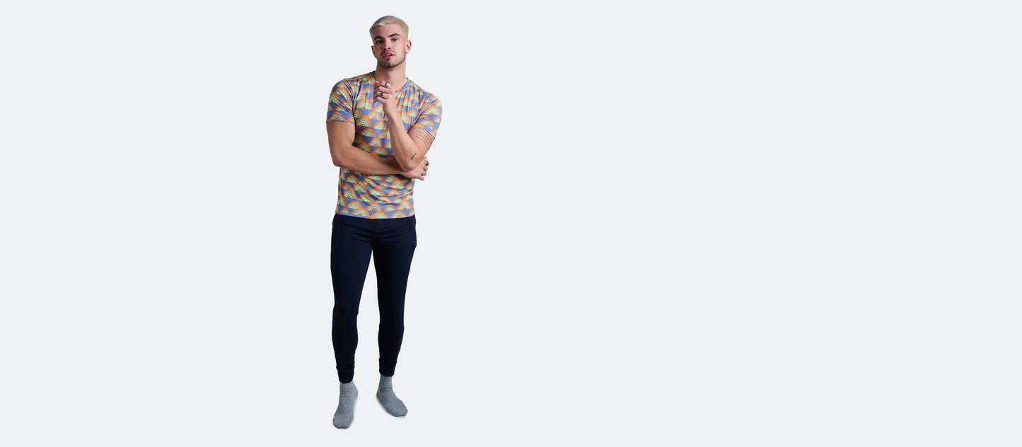 UltraModal™ Crew Tee - Men's | Retro Rainbows