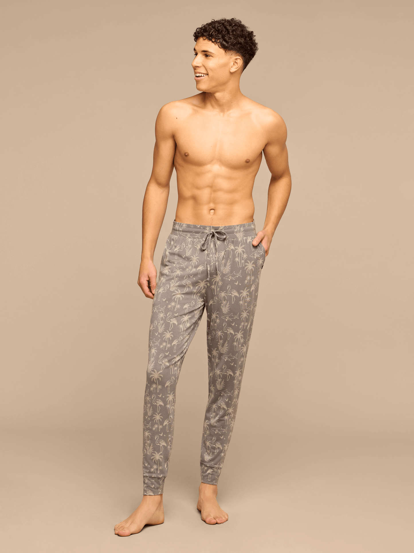 UltraModal™ Lounge Jogger - Men's | Grey Wild Life