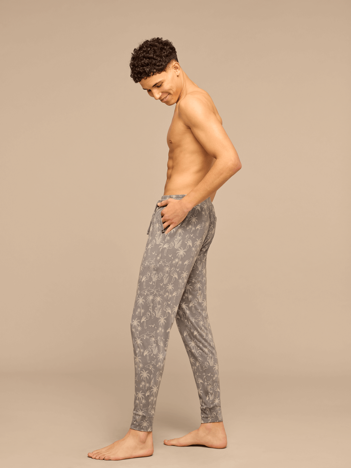 UltraModal™ Lounge Jogger - Men's | Grey Wild Life