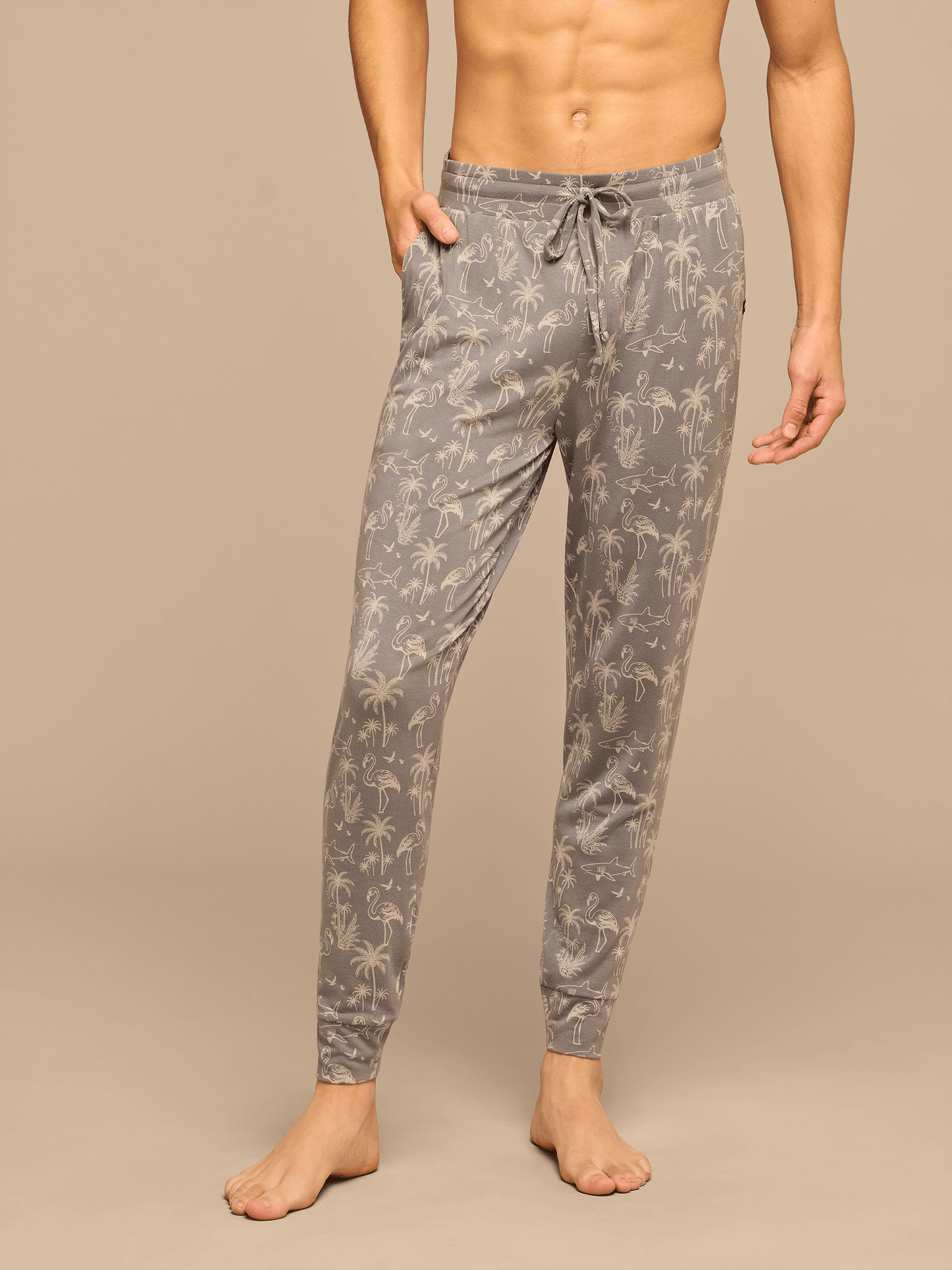 UltraModal™ Lounge Jogger - Men's | Grey Wild Life