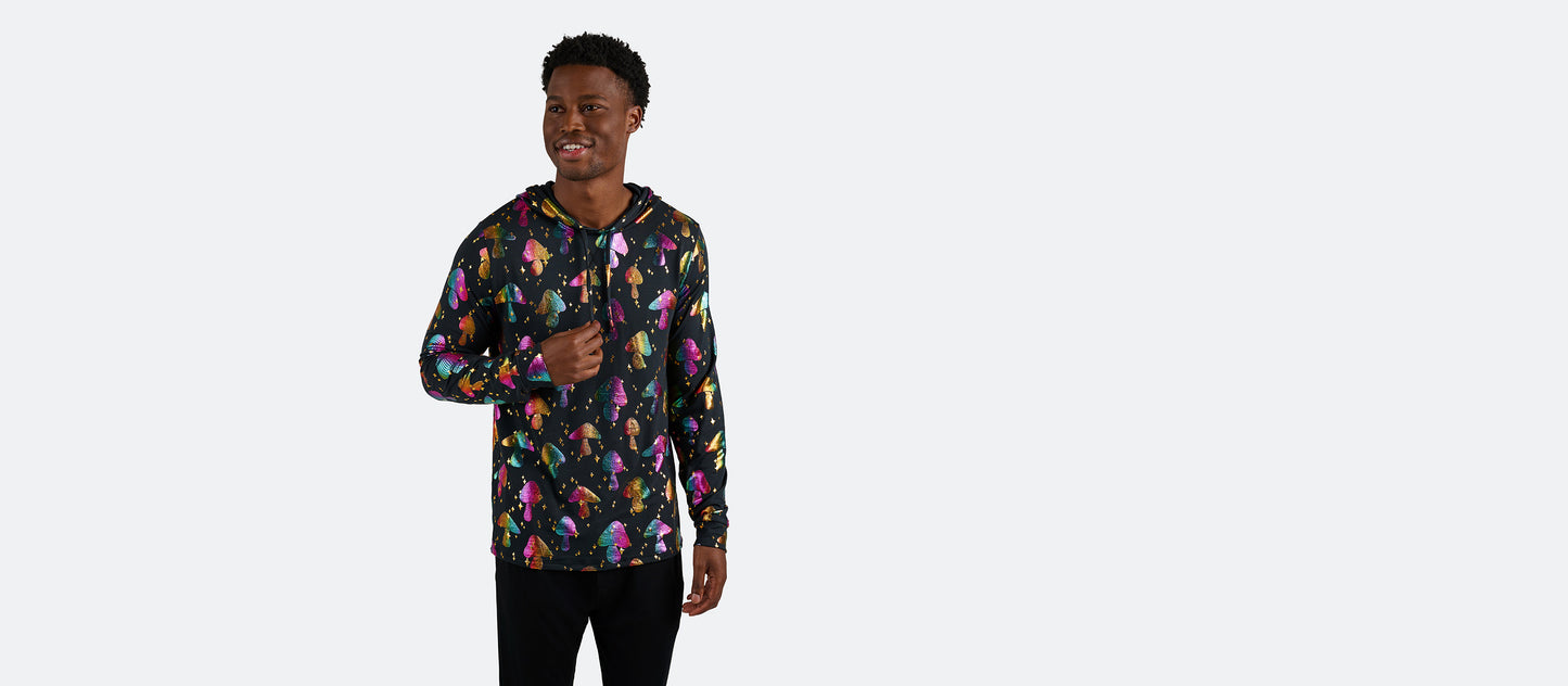 UltraModal™ Pullover Lounge Hoodie - Men's | Disco Shrooms