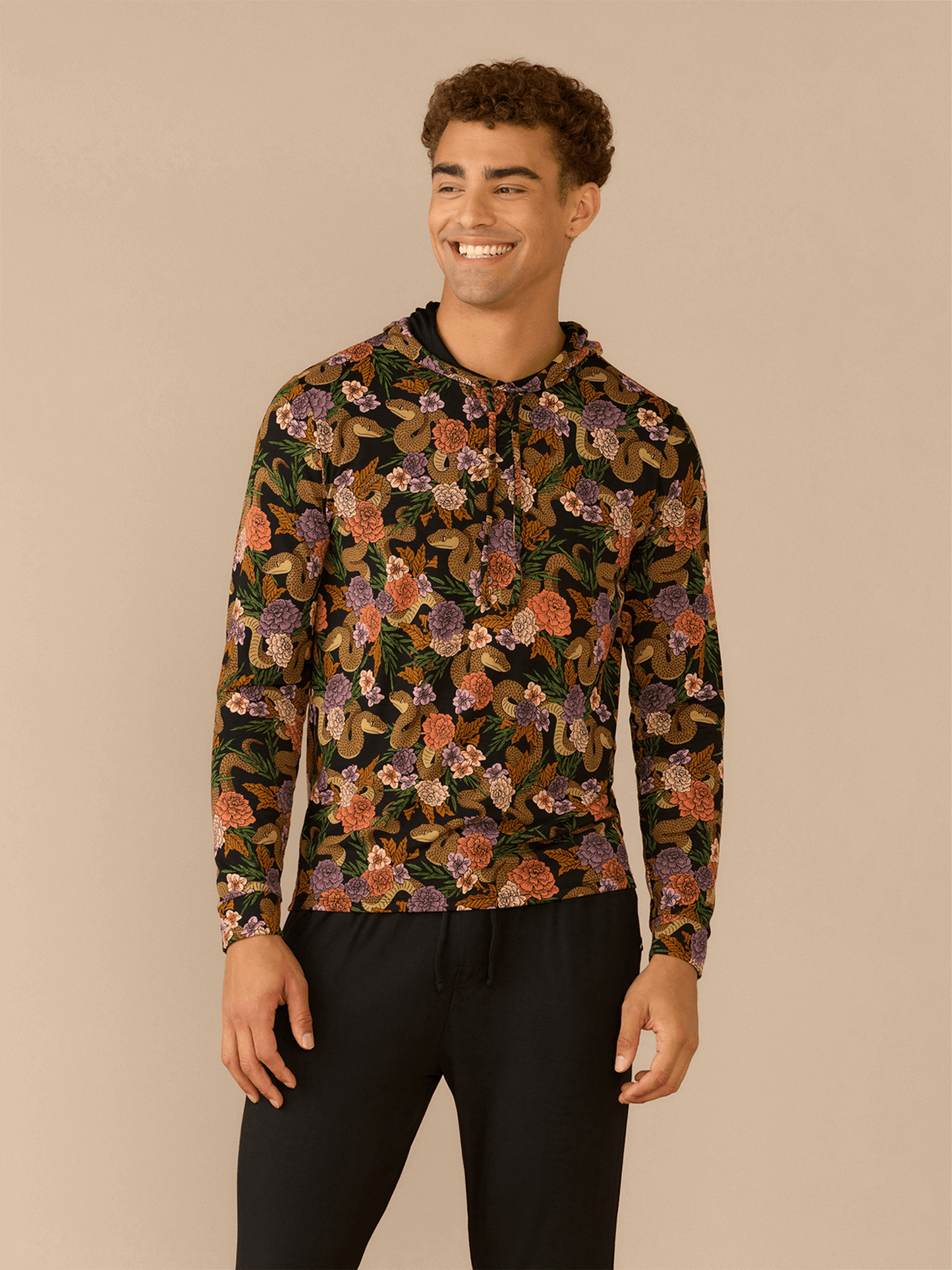 UltraModal™ Pullover Lounge Hoodie - Men's | Garden Snake