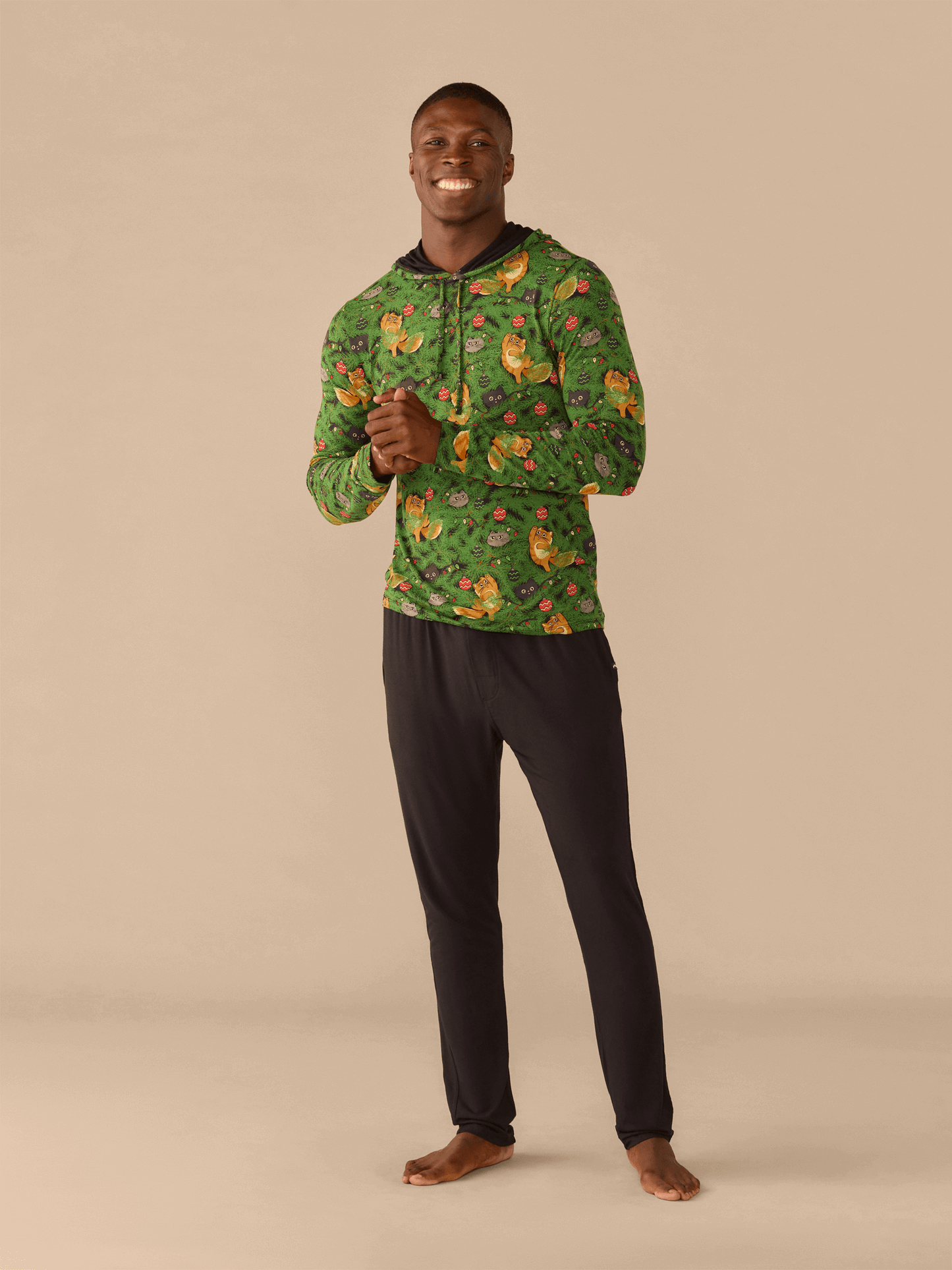 UltraModal™ Pullover Lounge Hoodie - Men's | Meowy Christmas