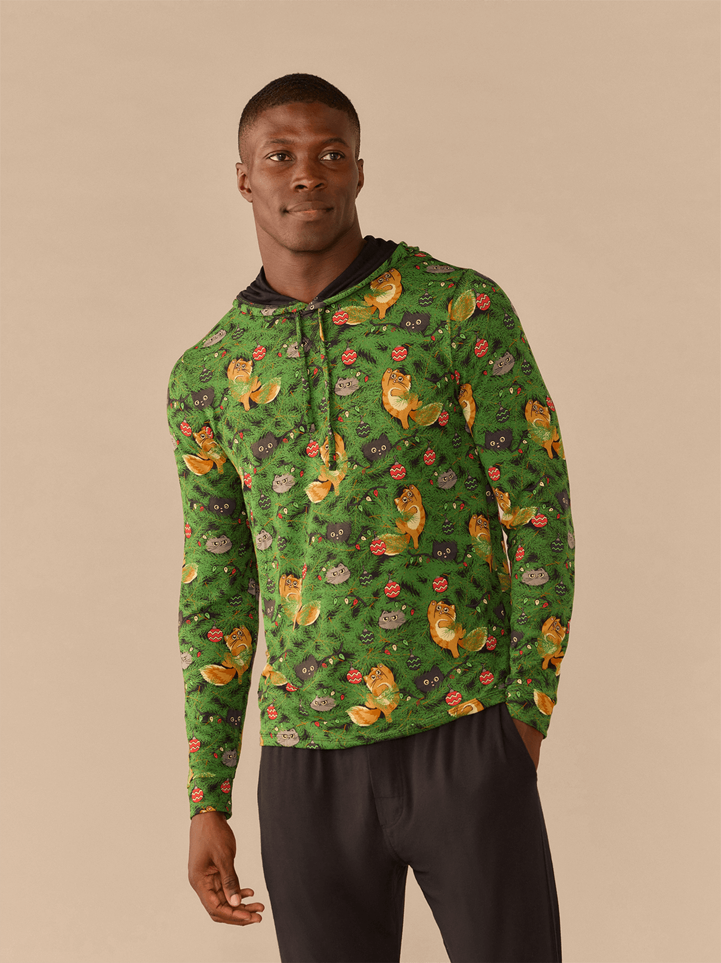 UltraModal™ Pullover Lounge Hoodie - Men's | Meowy Christmas
