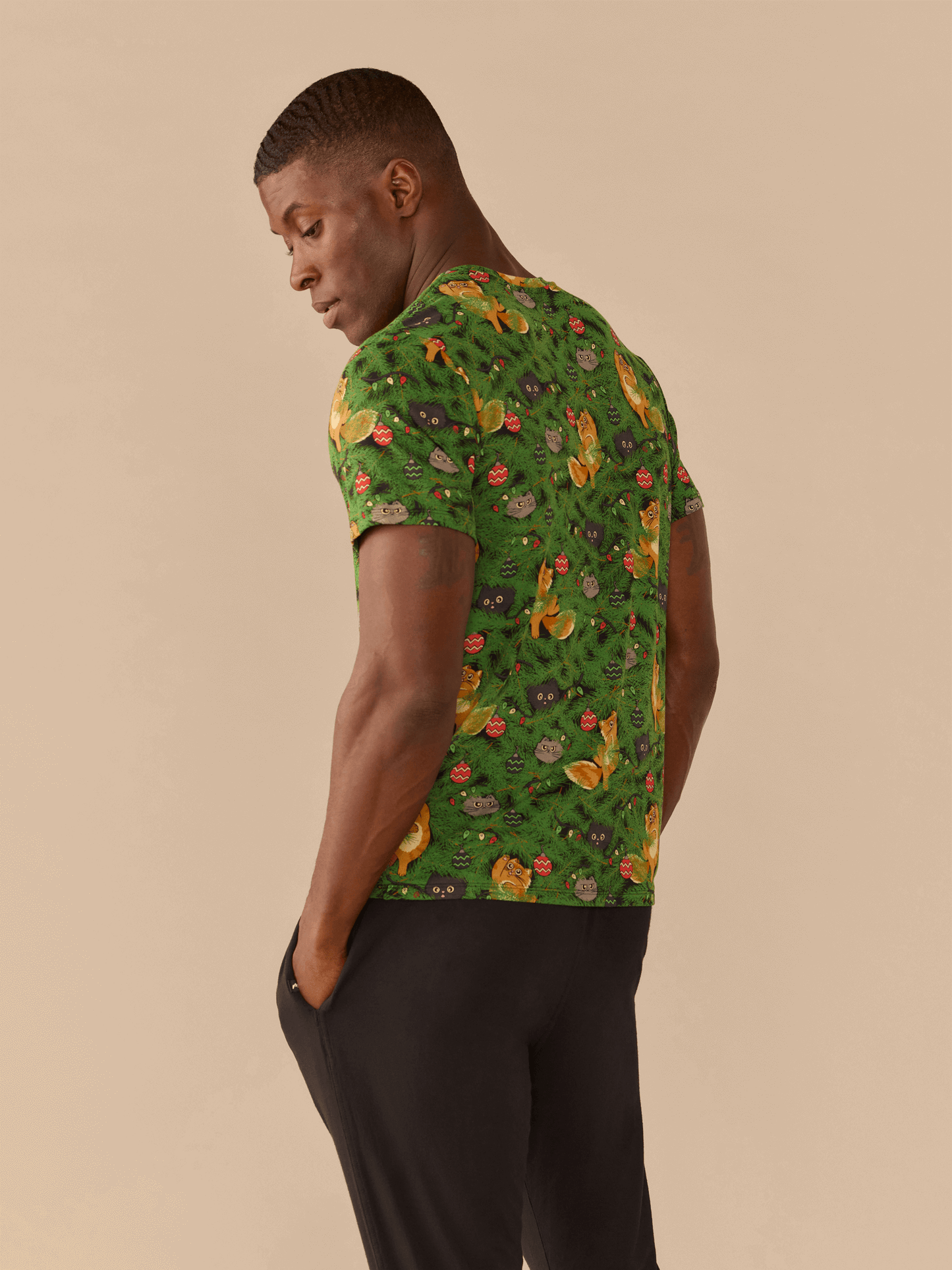 UltraModal™ Crew Tee - Men's | Meowy Christmas