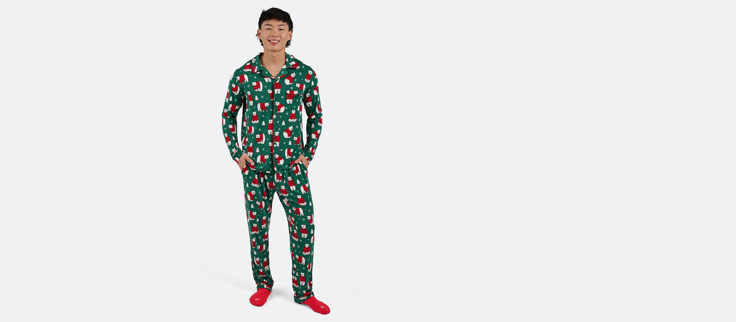 UltraModal™ Longsleeve PJ Set - Men's | Cozy Bears
