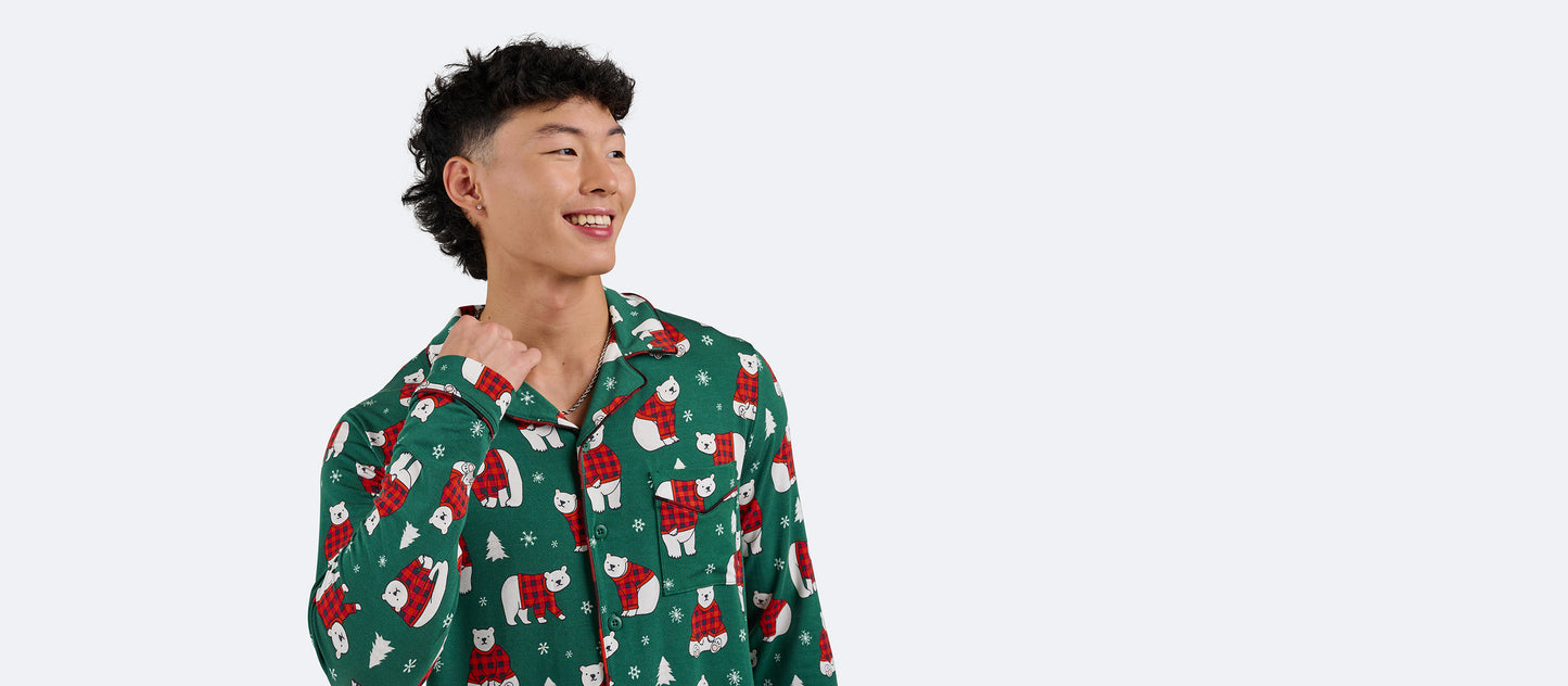 UltraModal™ Longsleeve PJ Set - Men's | Cozy Bears