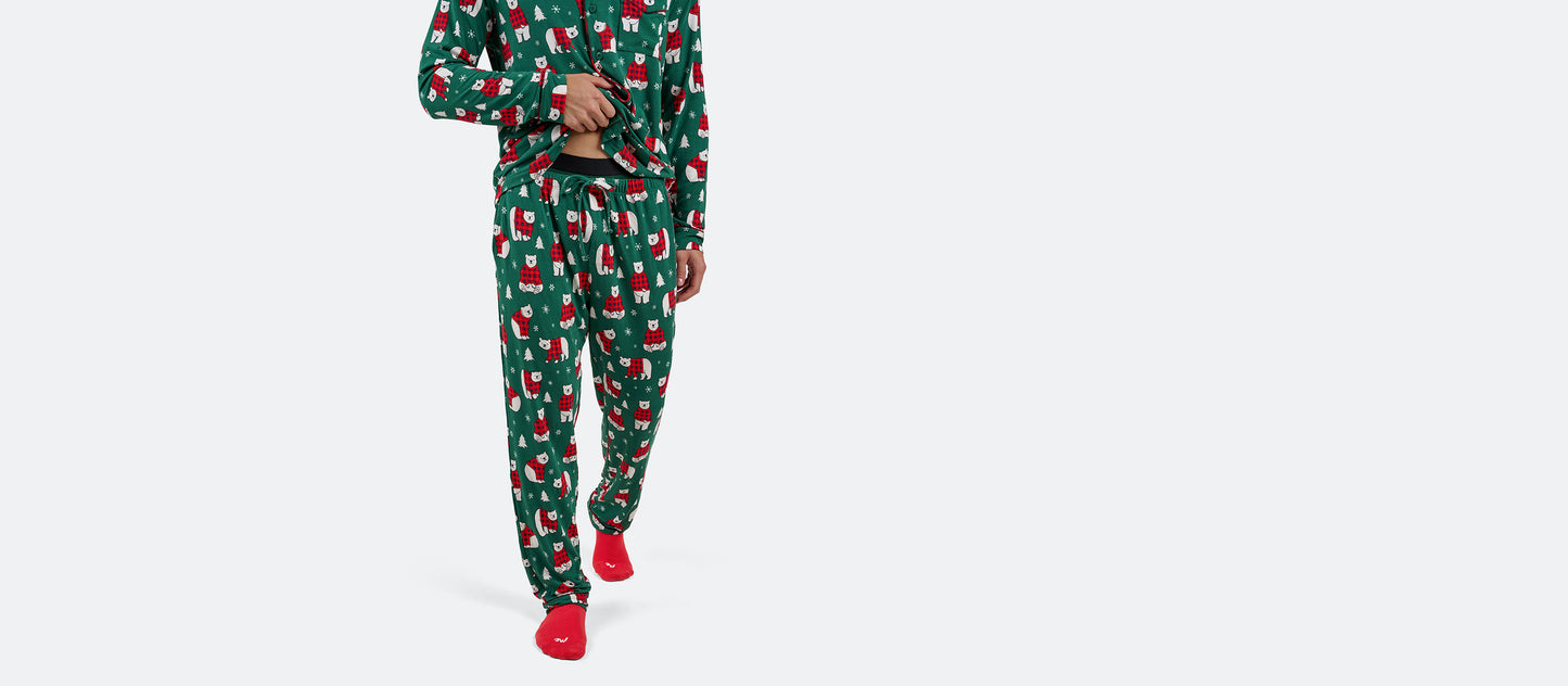 UltraModal™ Longsleeve PJ Set - Men's | Cozy Bears