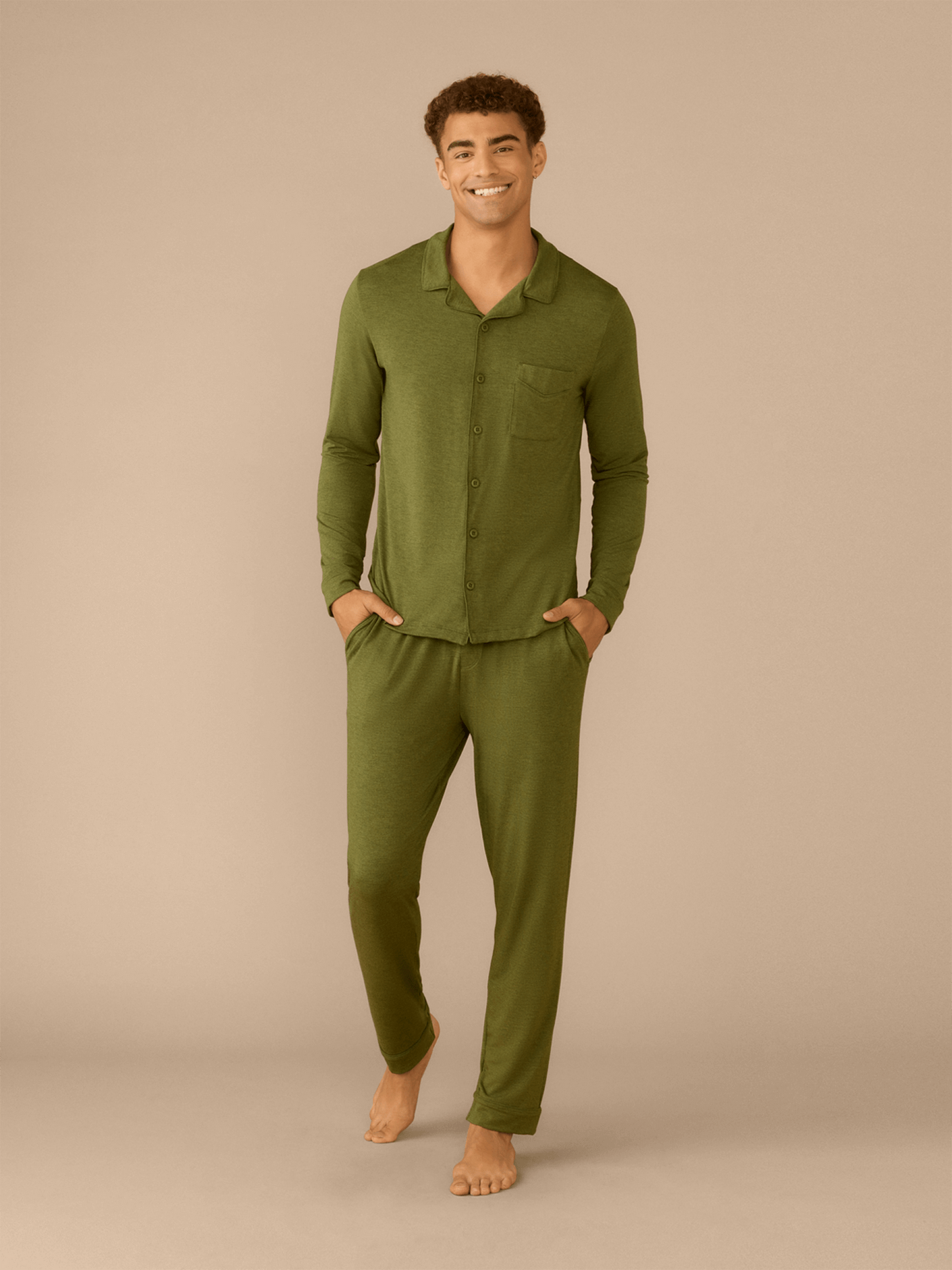 UltraModal™ Longsleeve PJ Set - Men's | Heather Olive