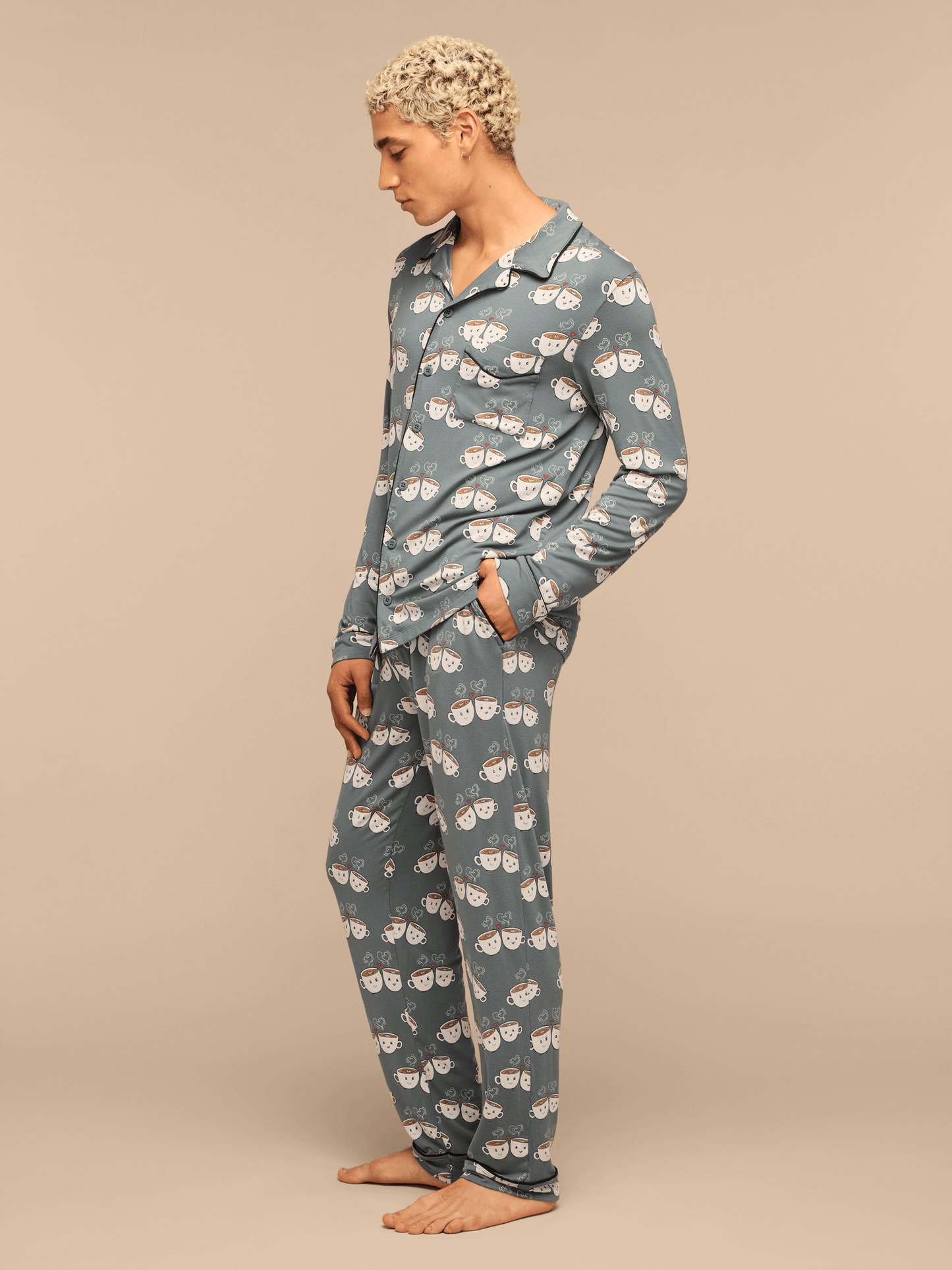 UltraModal™ Longsleeve PJ Set - Men's | Love You A Latte