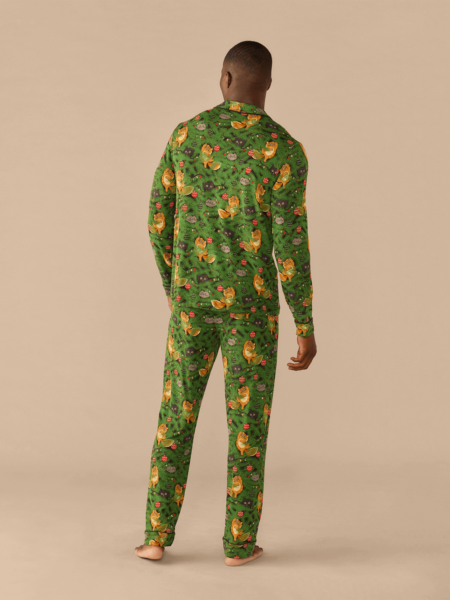 UltraModal™ Longsleeve PJ Set - Men's | Meowy Christmas