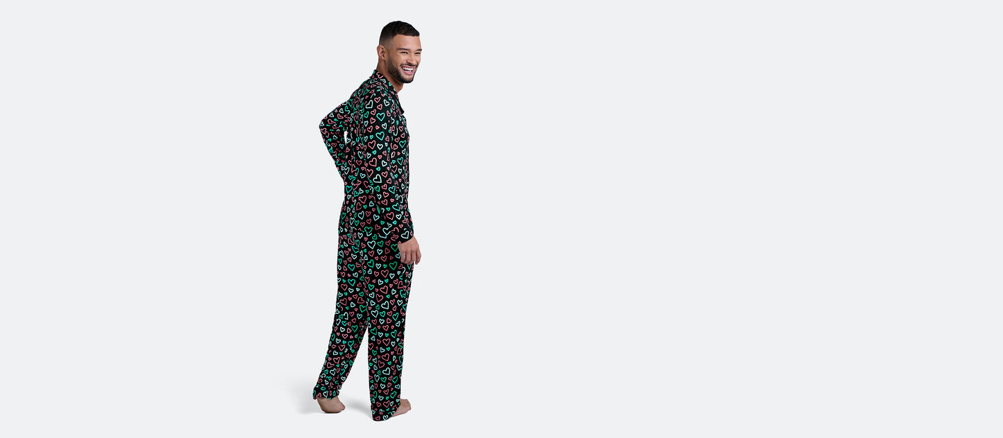 Longsleeve UltraModal™ PJ Set - Men's | Electric Hearts