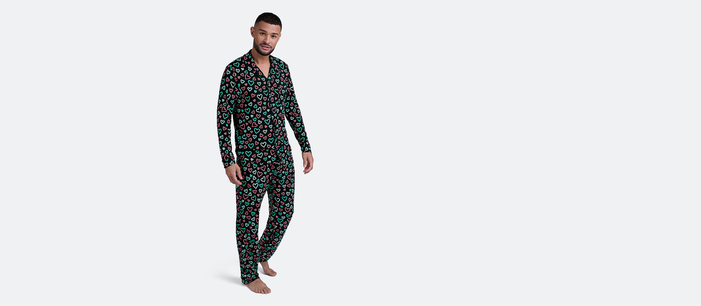 Longsleeve UltraModal™ PJ Set - Men's | Electric Hearts