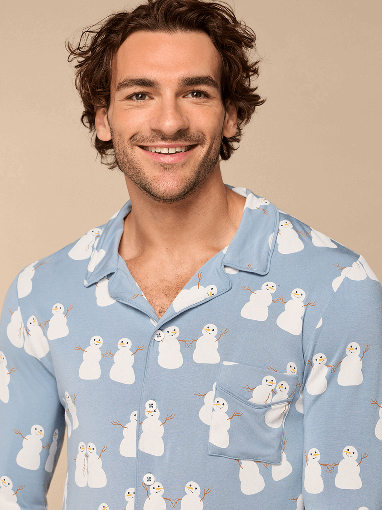 UltraModal™ Long Sleeve PJ Set - Men's | Snowmates